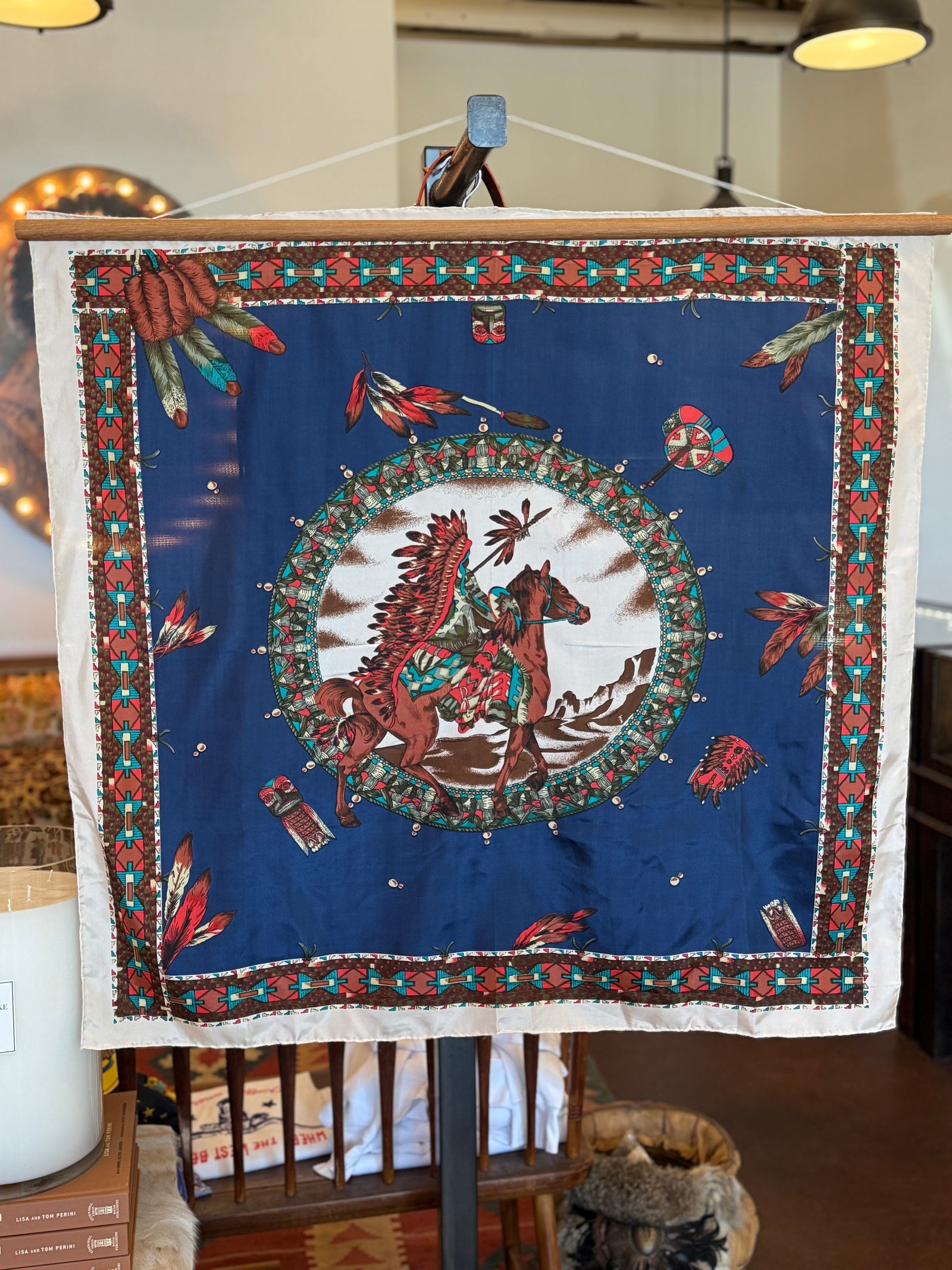 Native American Silk Scarf