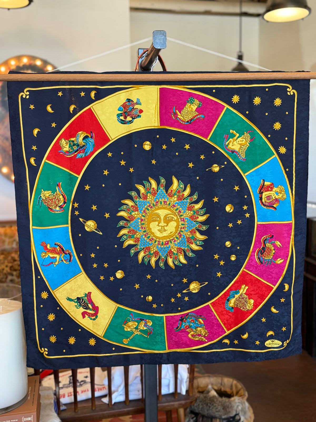 Egon Von Furstenberg Silk Scarf
