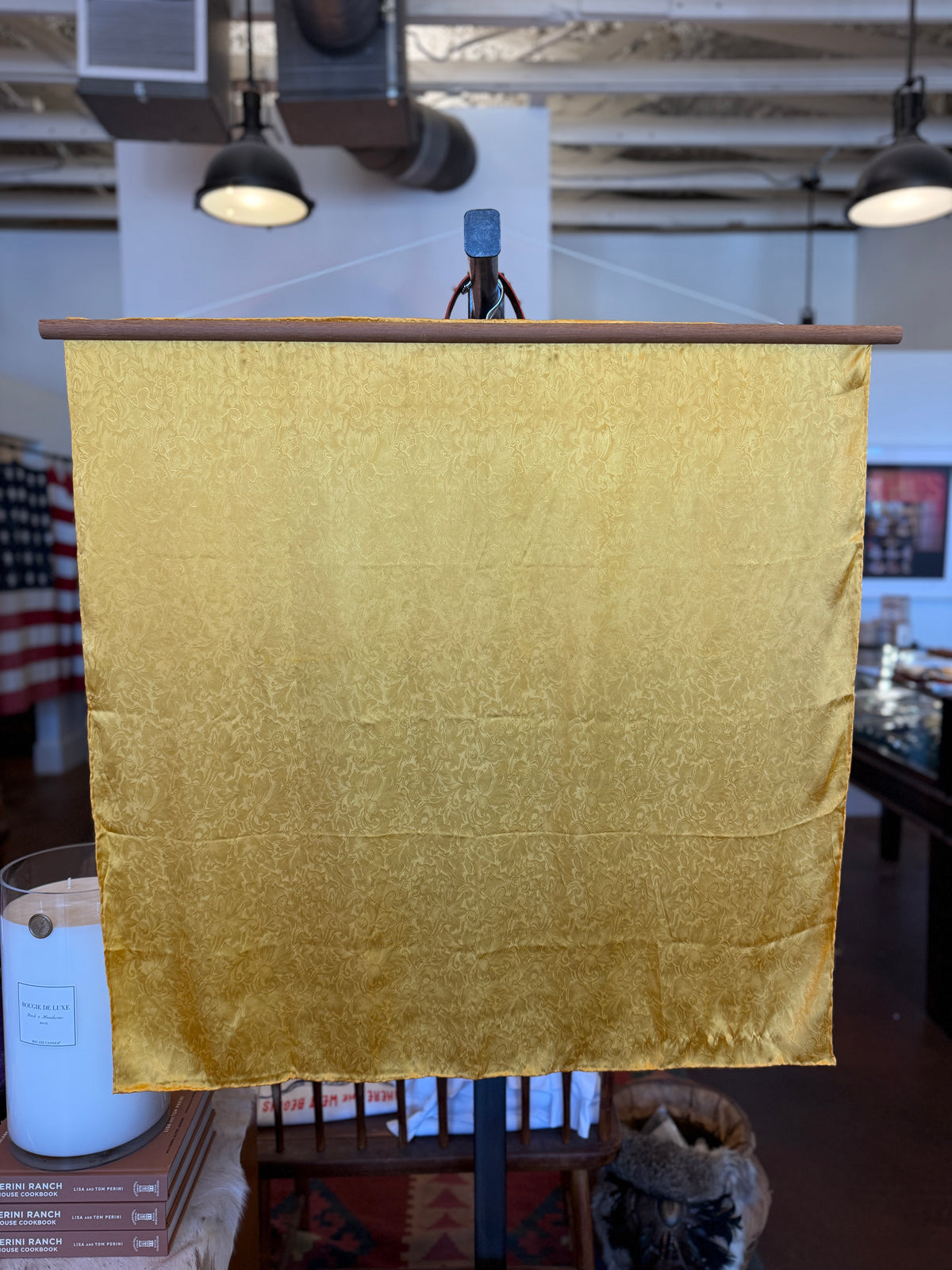 Yellow Silk Scarf