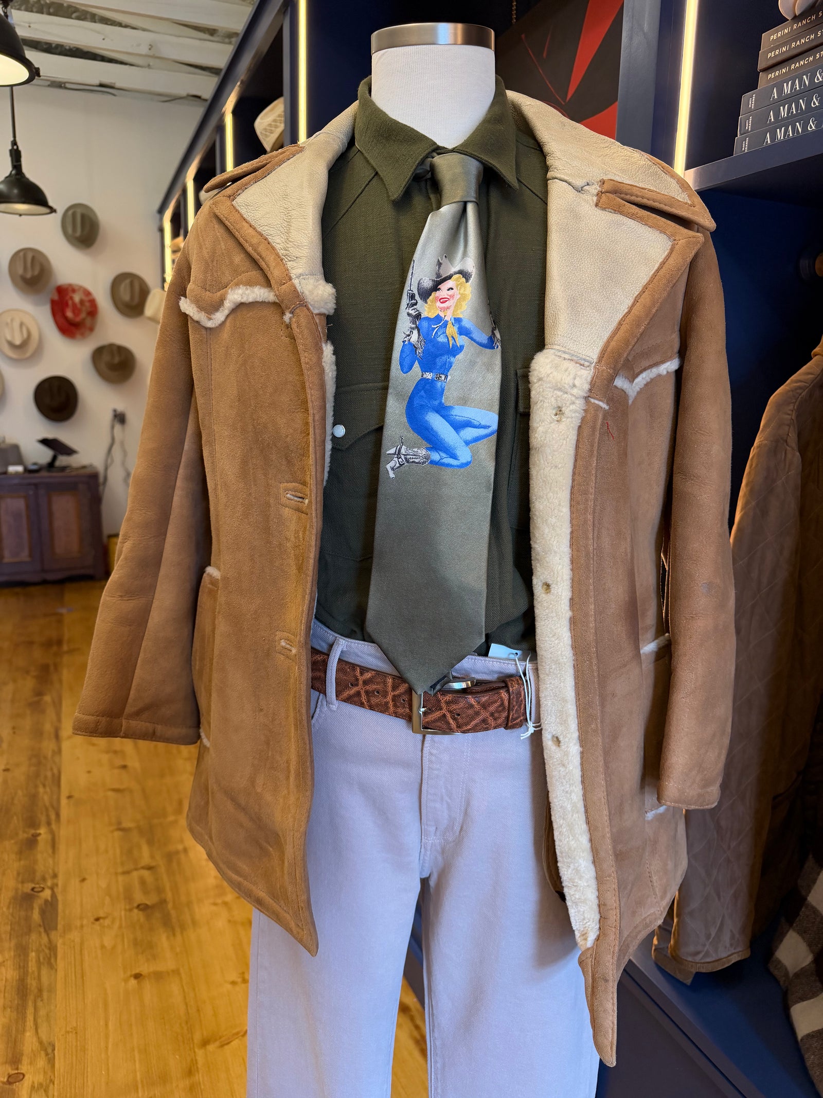 Sawyer Curly Lamb & Shearling Coat