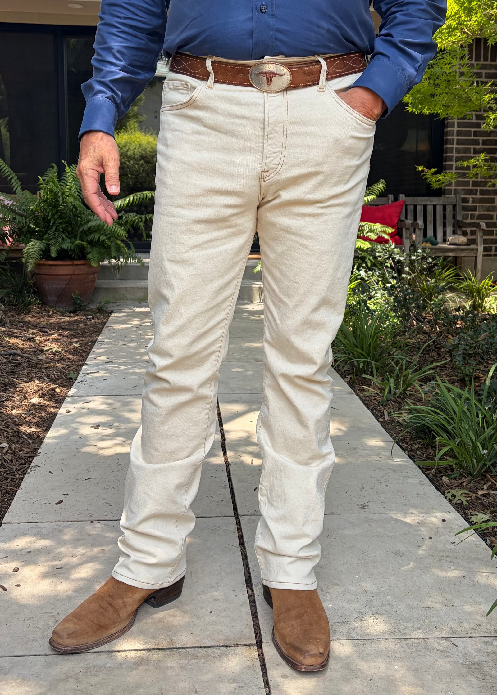 Boot Cut Jean in Limestone