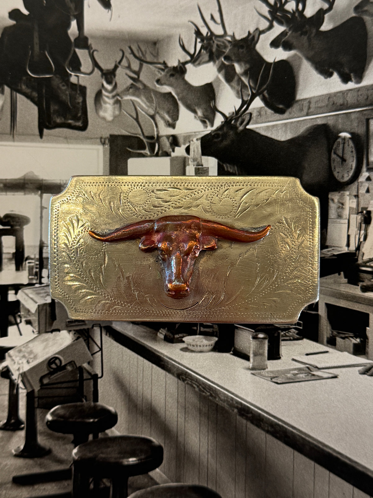 Longhorn Belt Buckle