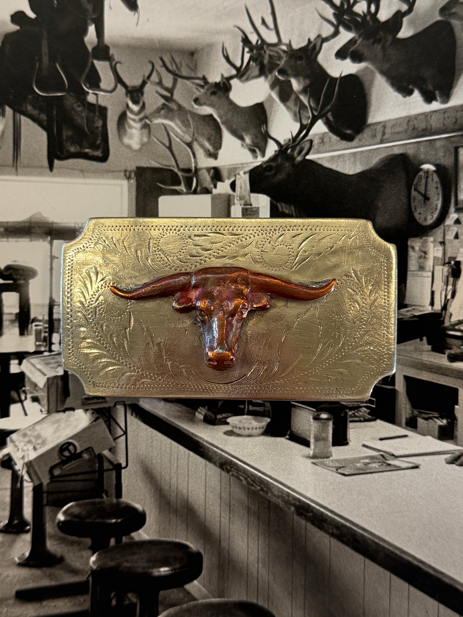 Longhorn Belt Buckle
