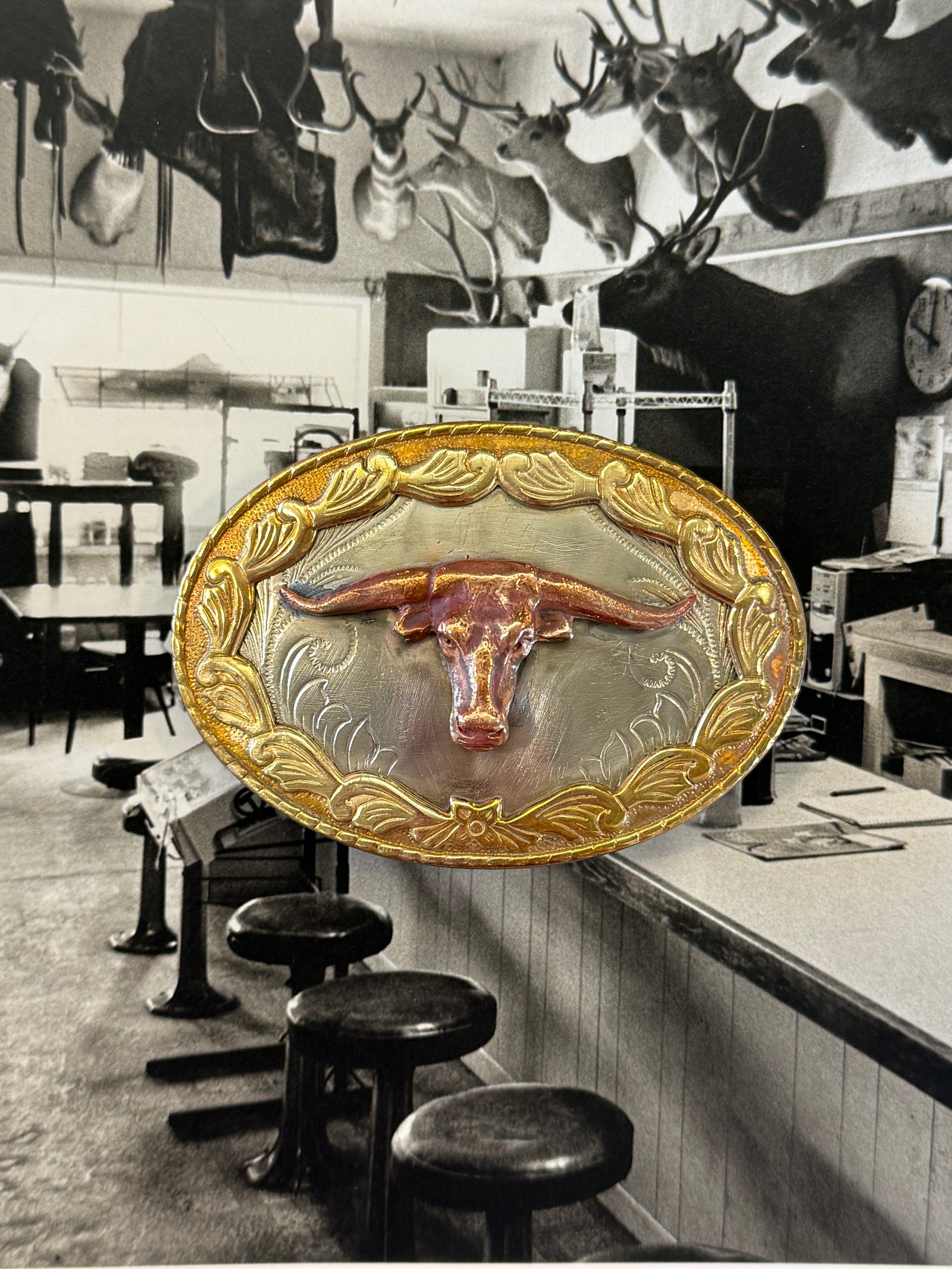 Longhorn Belt Buckle