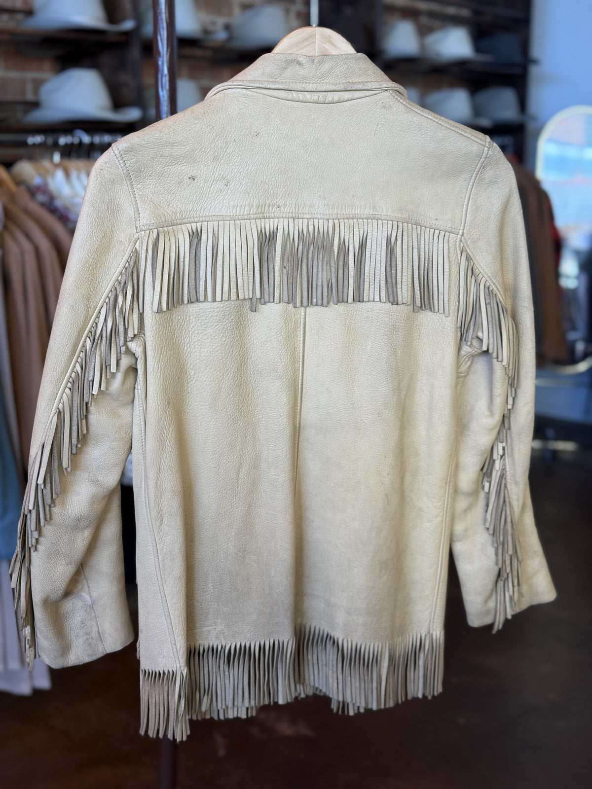 Vintage Wisconsin Fringe Jacket