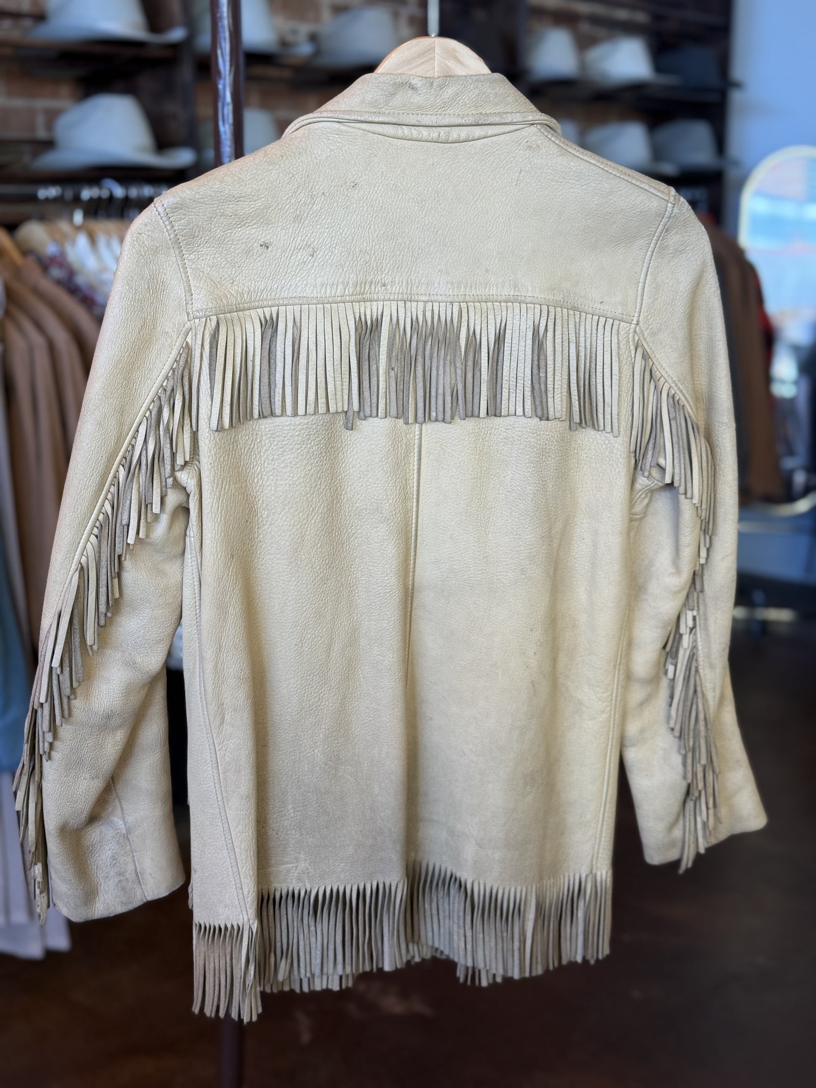 Vintage Wisconsin Fringe Jacket