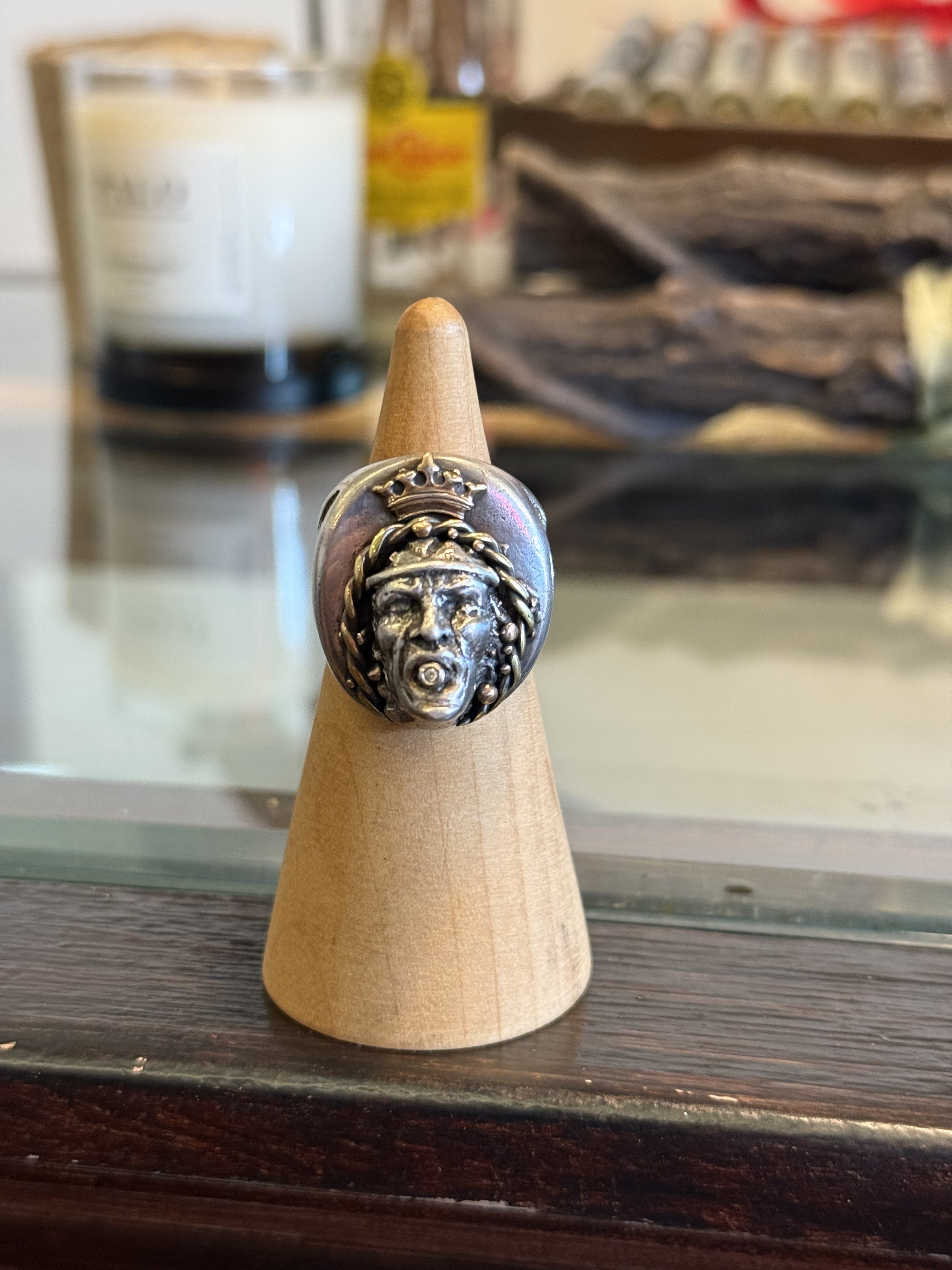 Chief Head with Diamond Ring