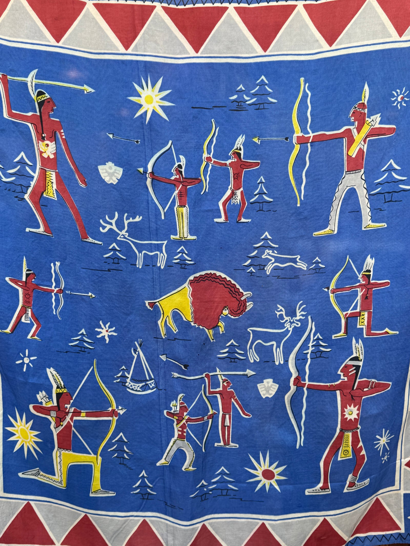 Native American Silk Scarf