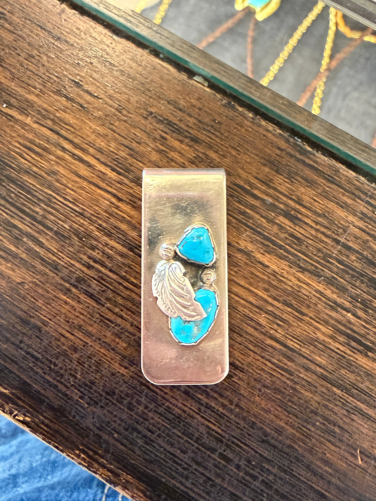 Turquoise Zuni Money Clip