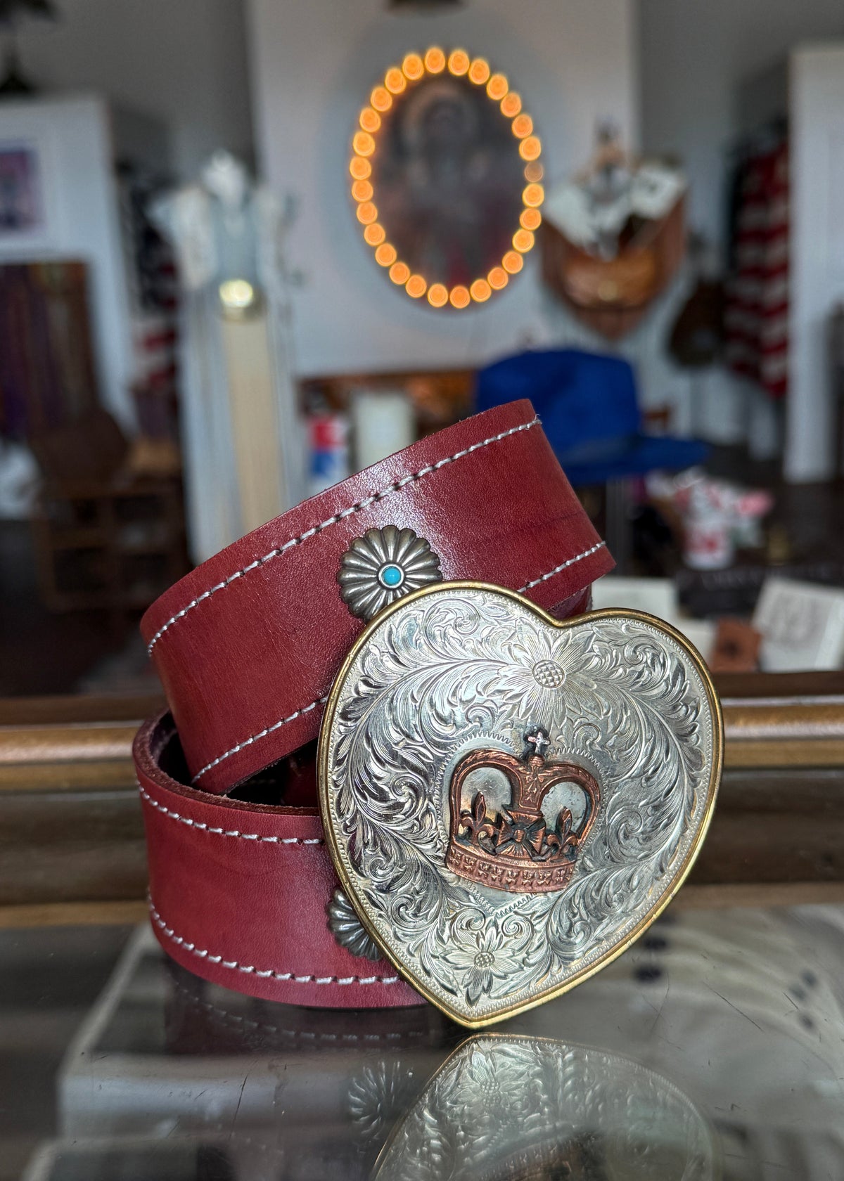 Heart Crown Buckle