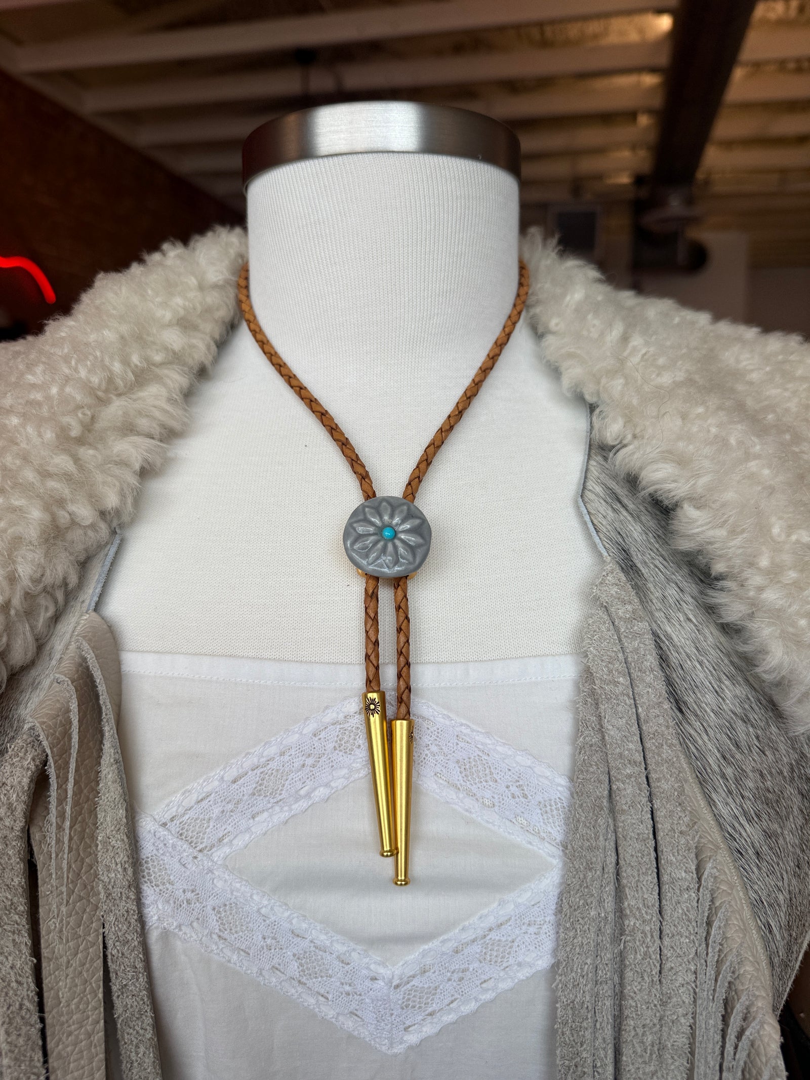 Mini Clay Bolo - Leather