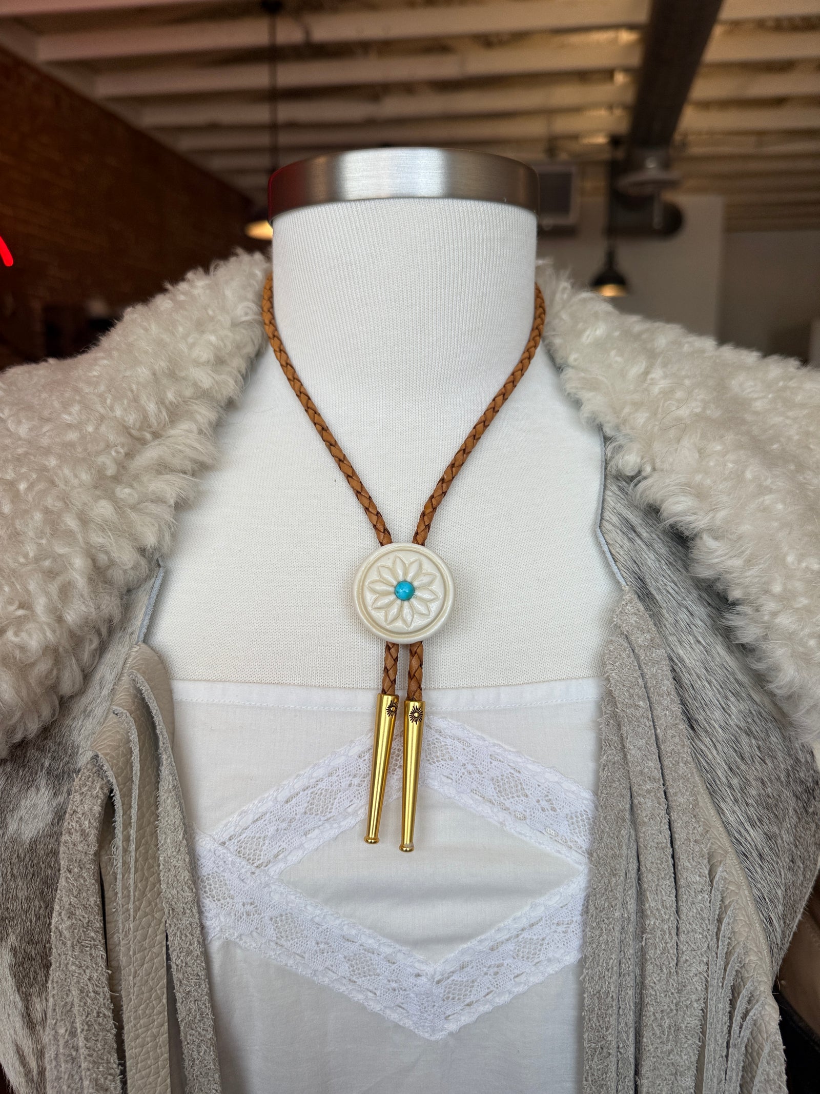 Mini Clay Bolo - Leather
