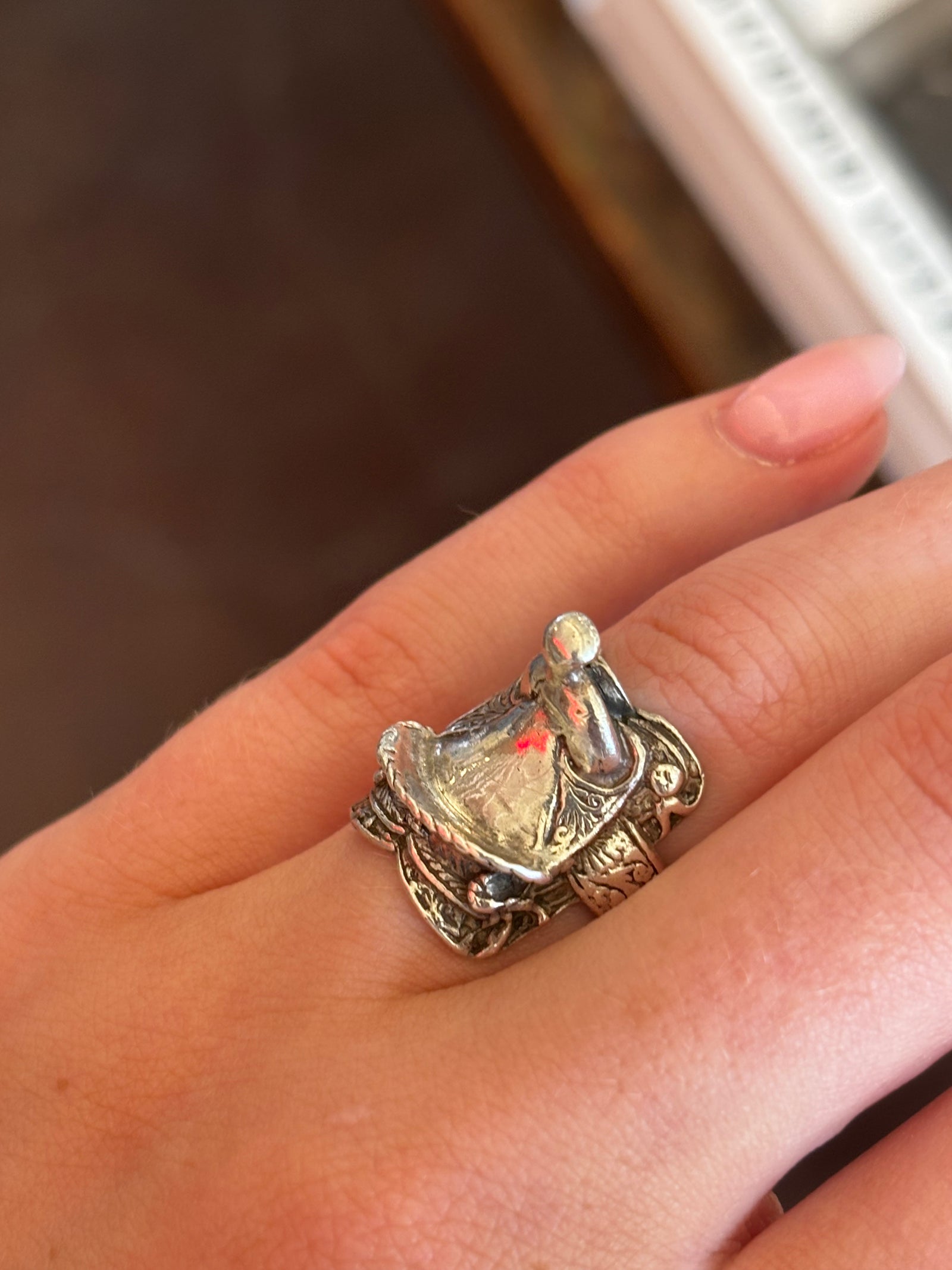 Silver Saddle Ring