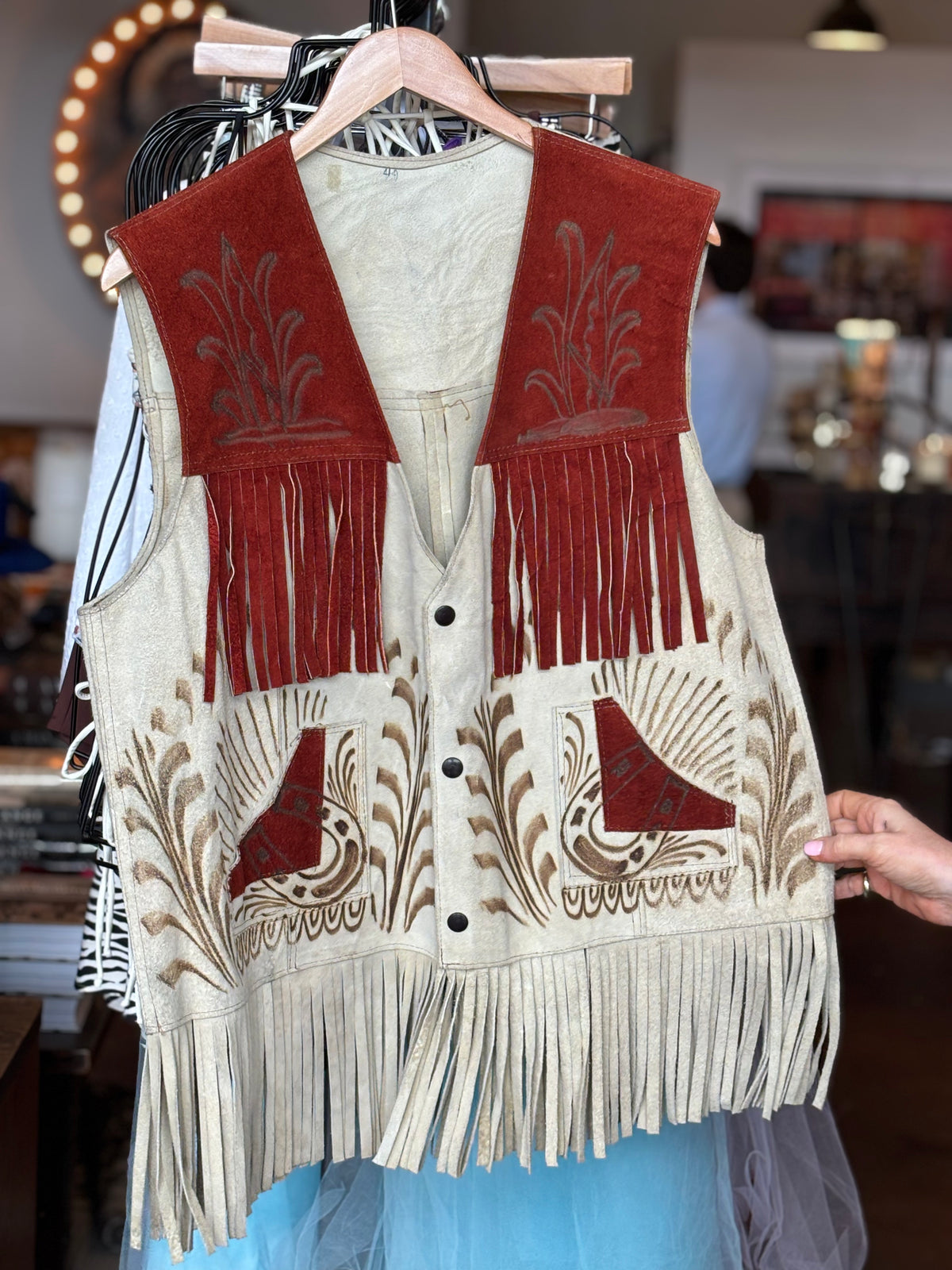 1970s Fringe Vest