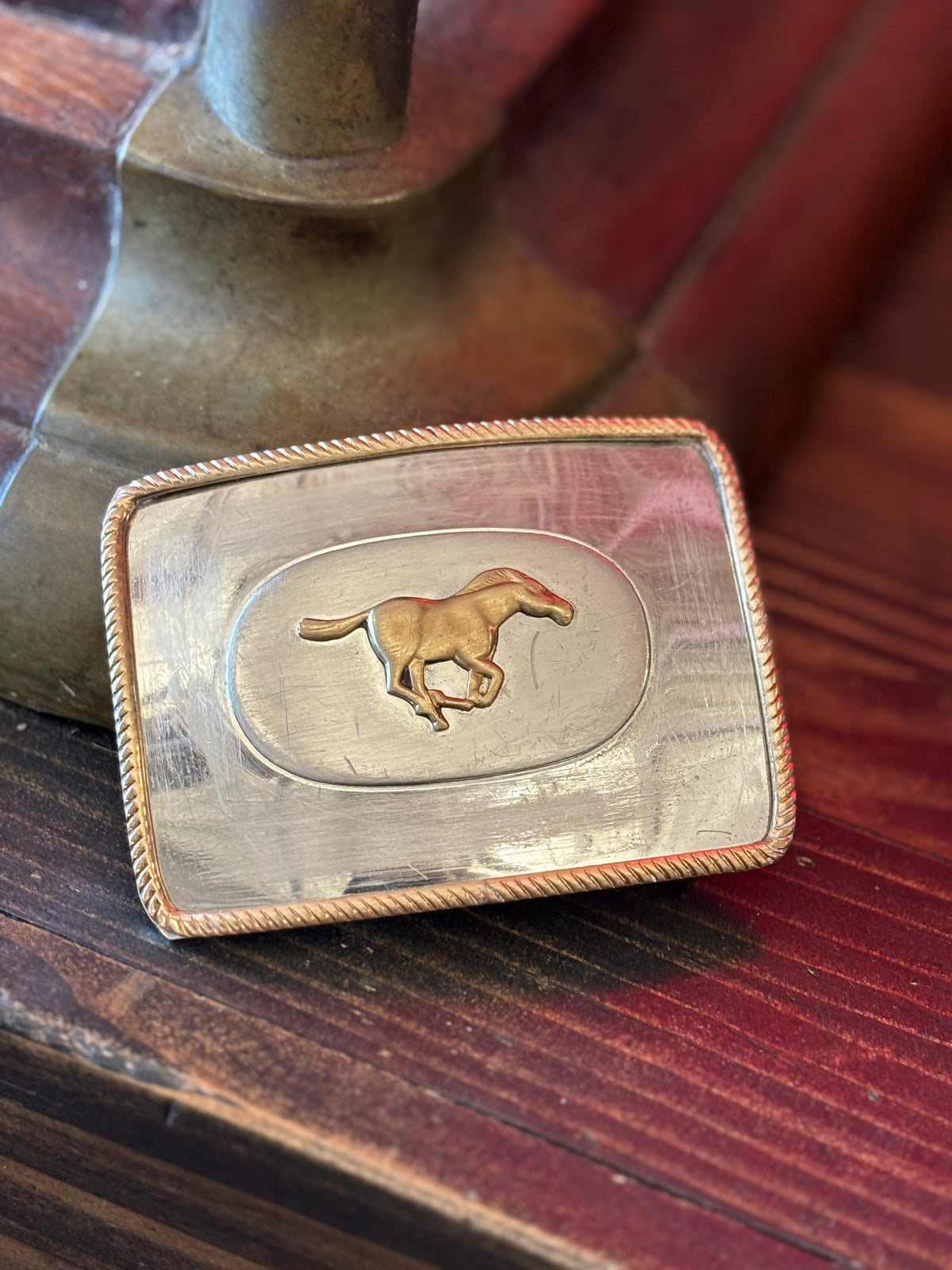Mustang Belt Buckle