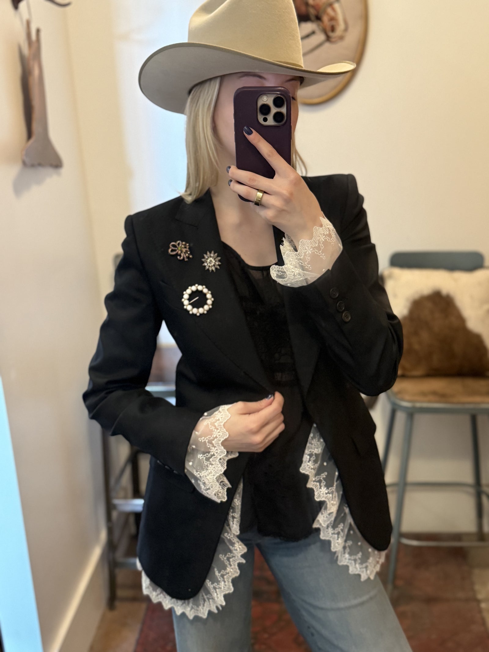 Reworked Vintage McQueen Blazer