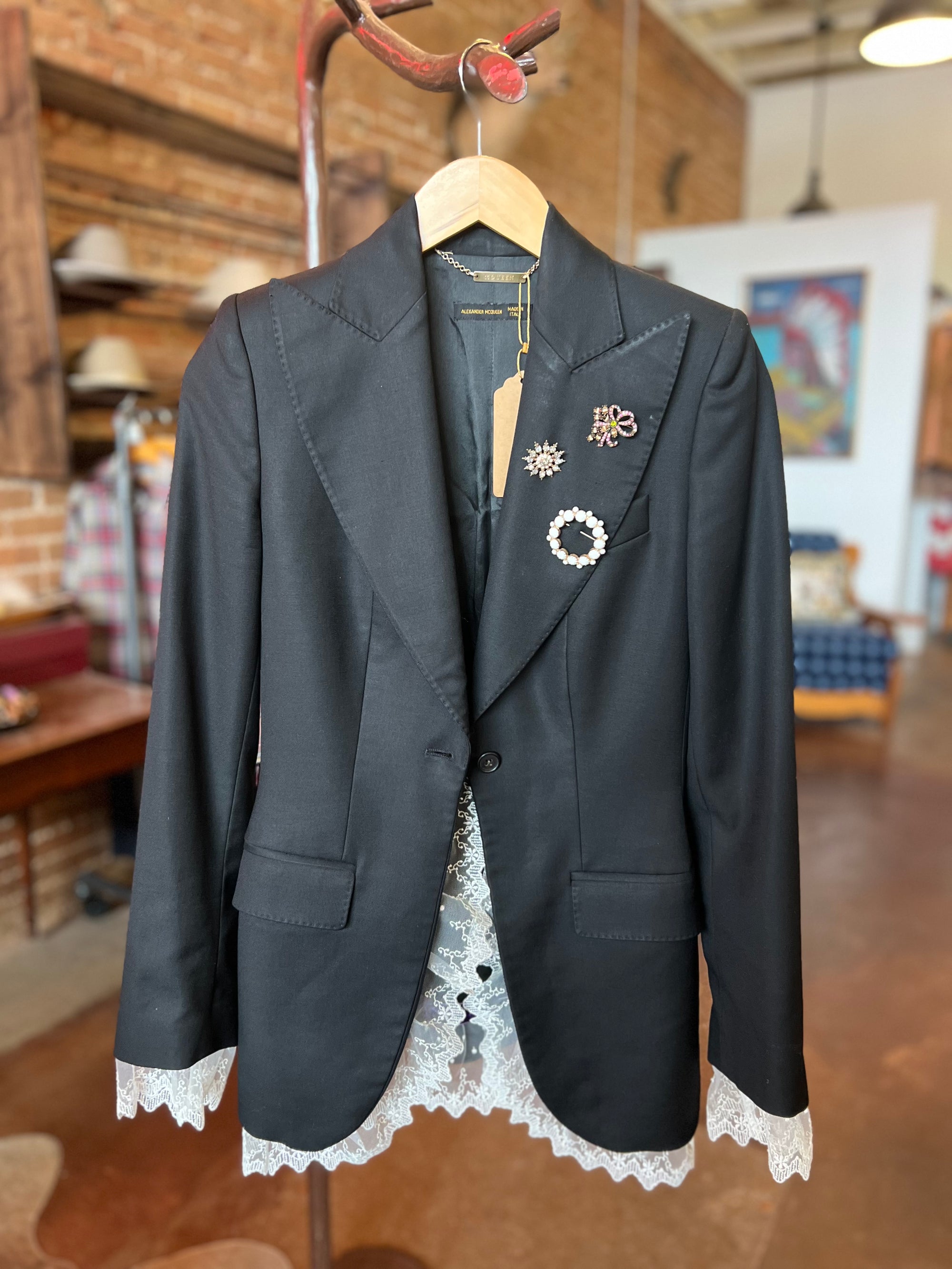 Reworked Vintage McQueen Blazer