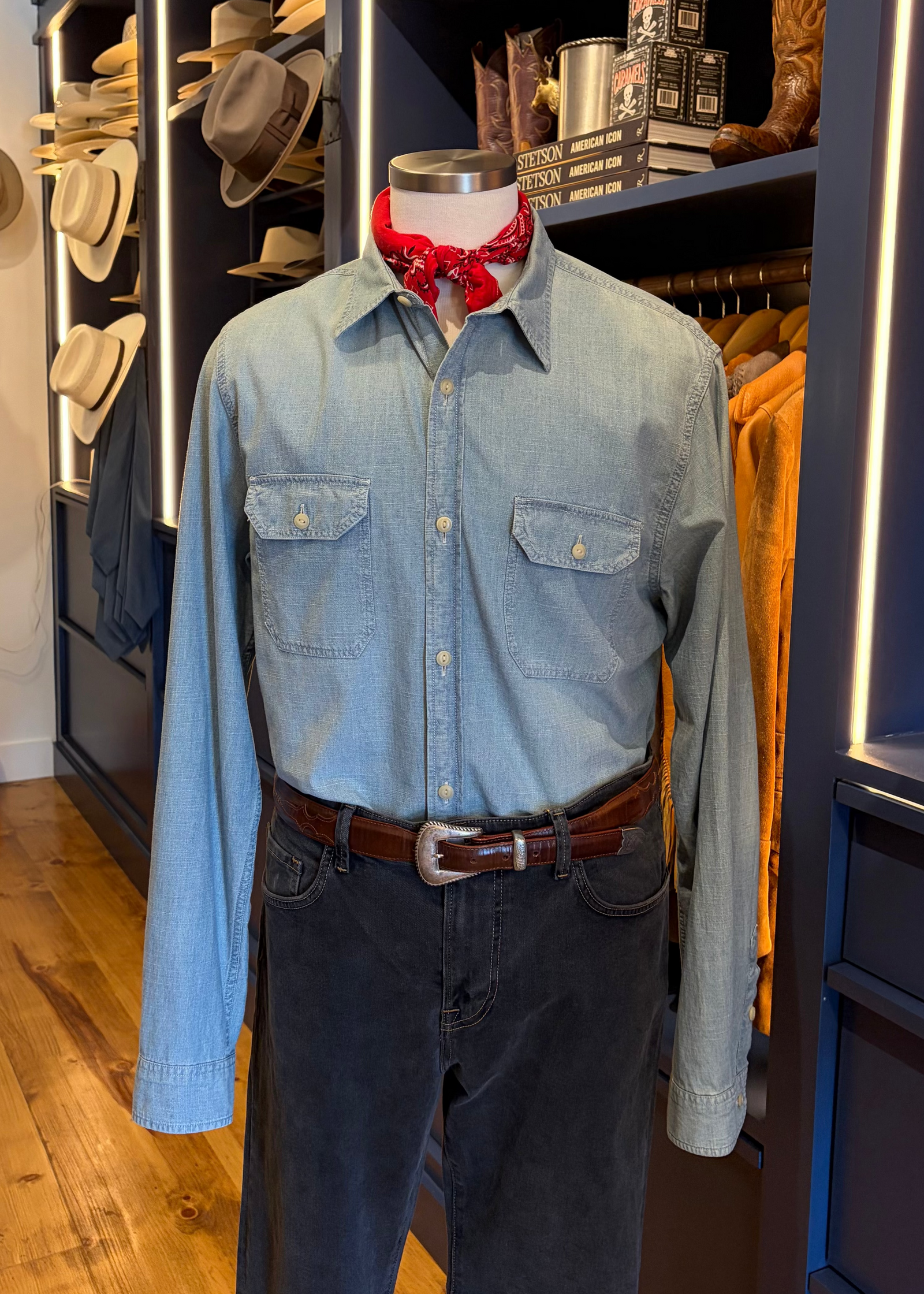 Ralph Lauren Denim and Supply Chambray Shirt for Men