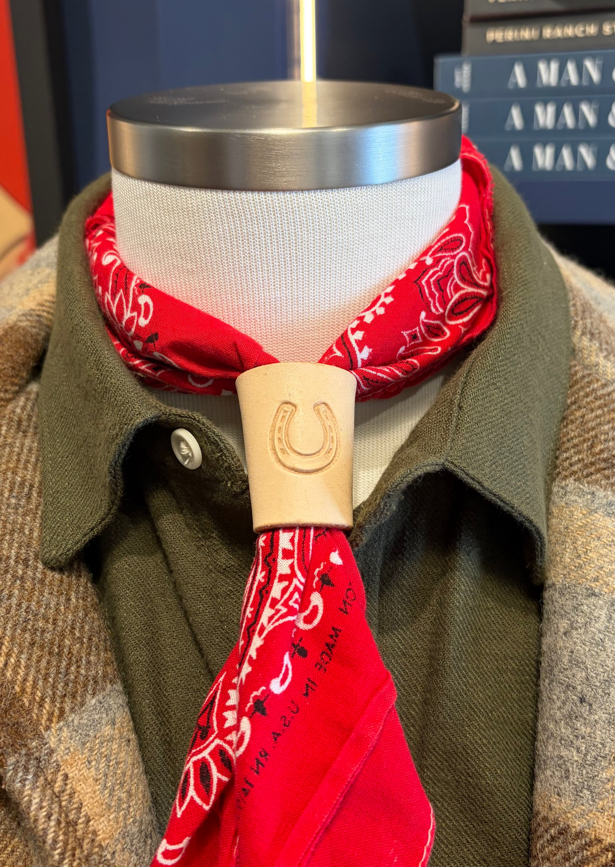 Leather Scarf Slide