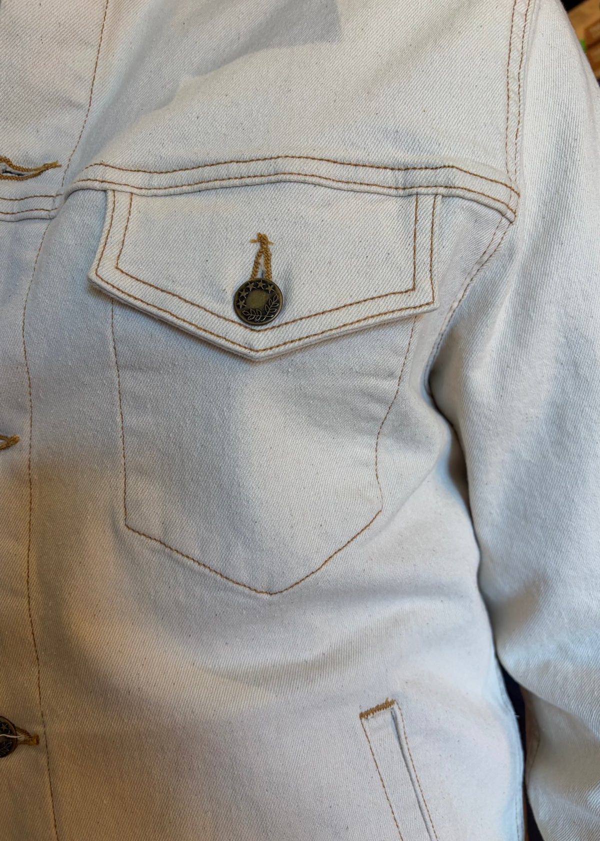 Natural Denim Trucker Jacket