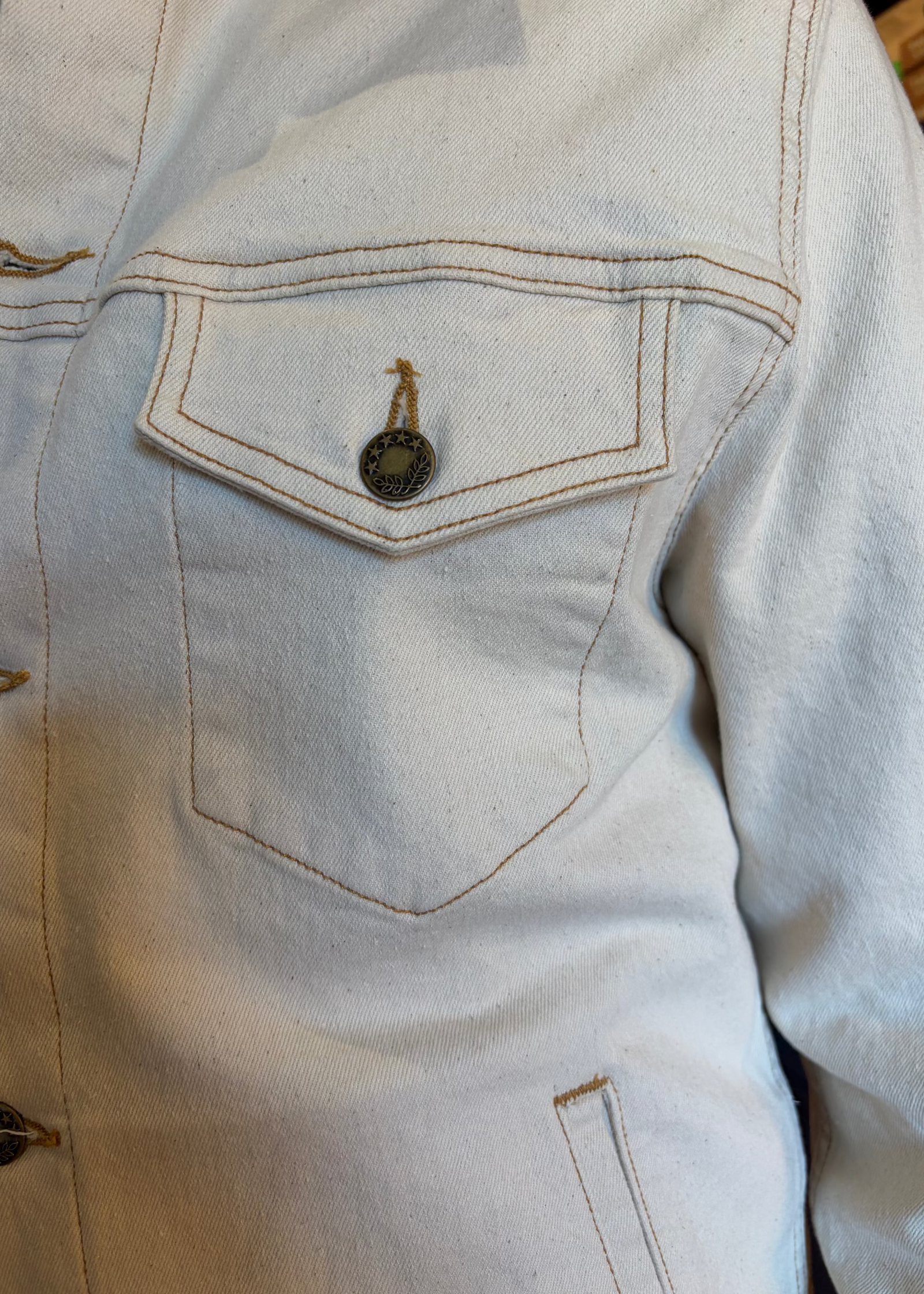 Natural Denim Trucker Jacket