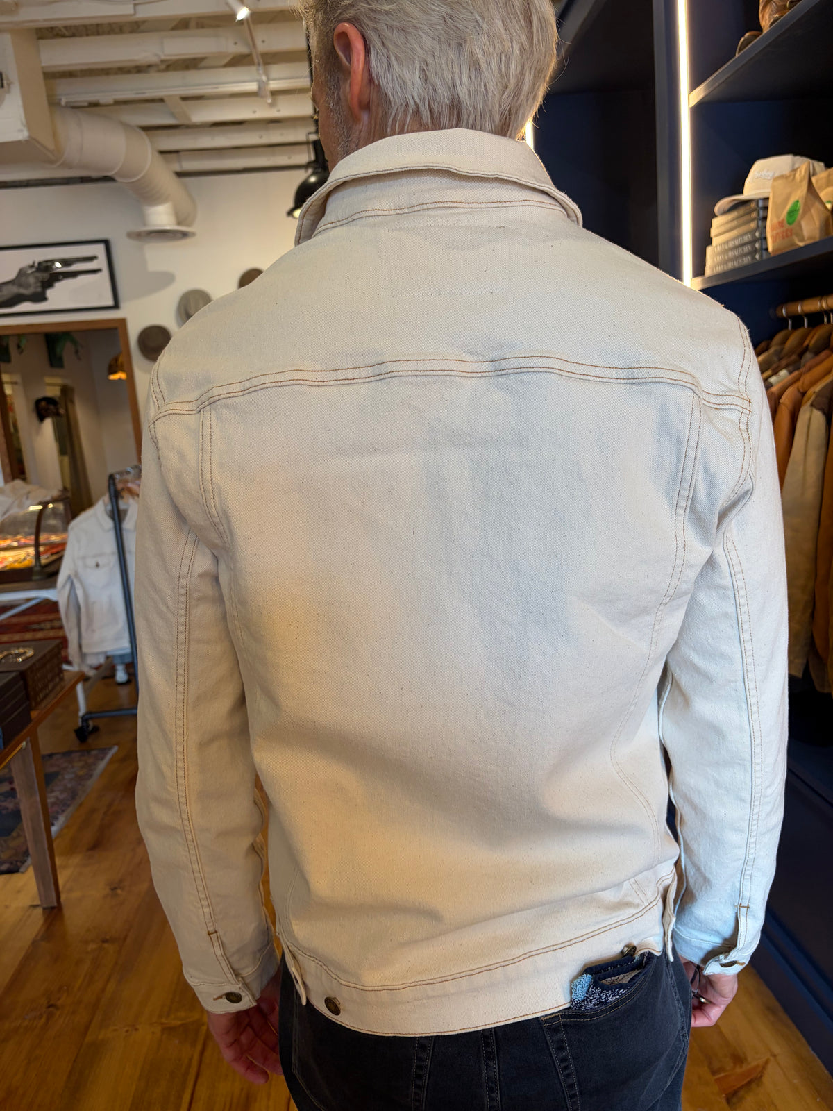 Natural Denim Trucker Jacket
