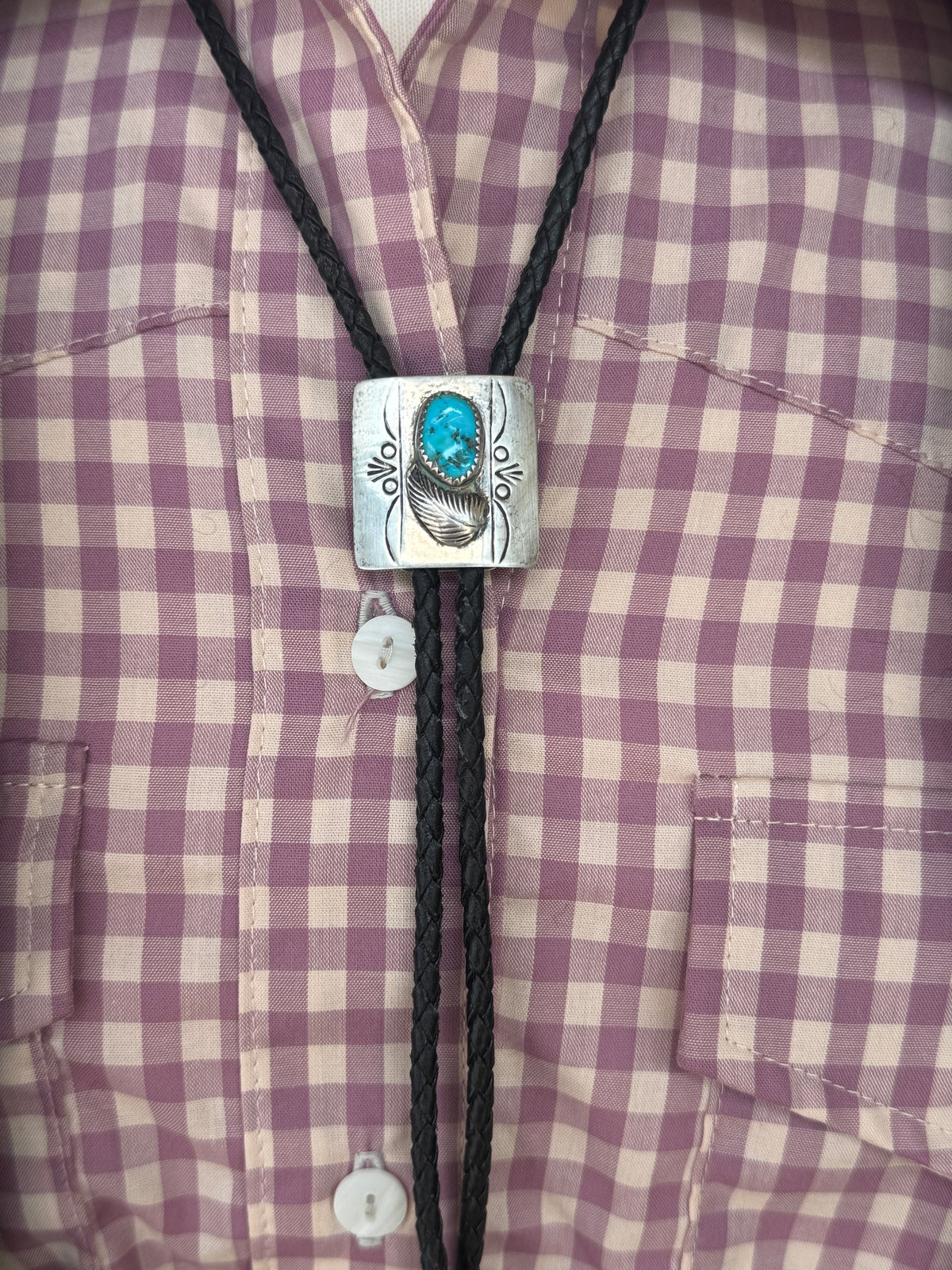 Navajo Turquoise Bolo