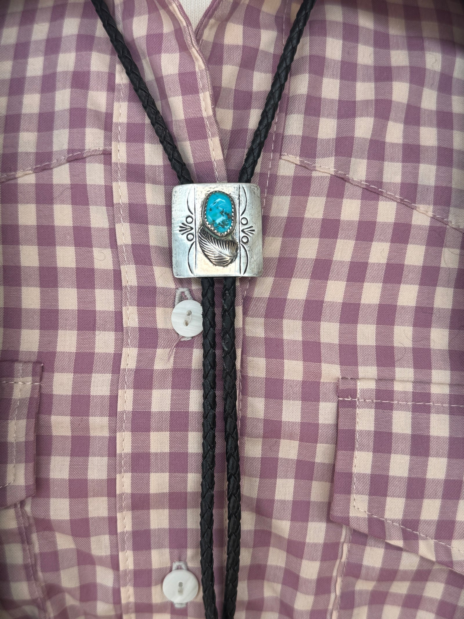 Navajo Turquoise Bolo