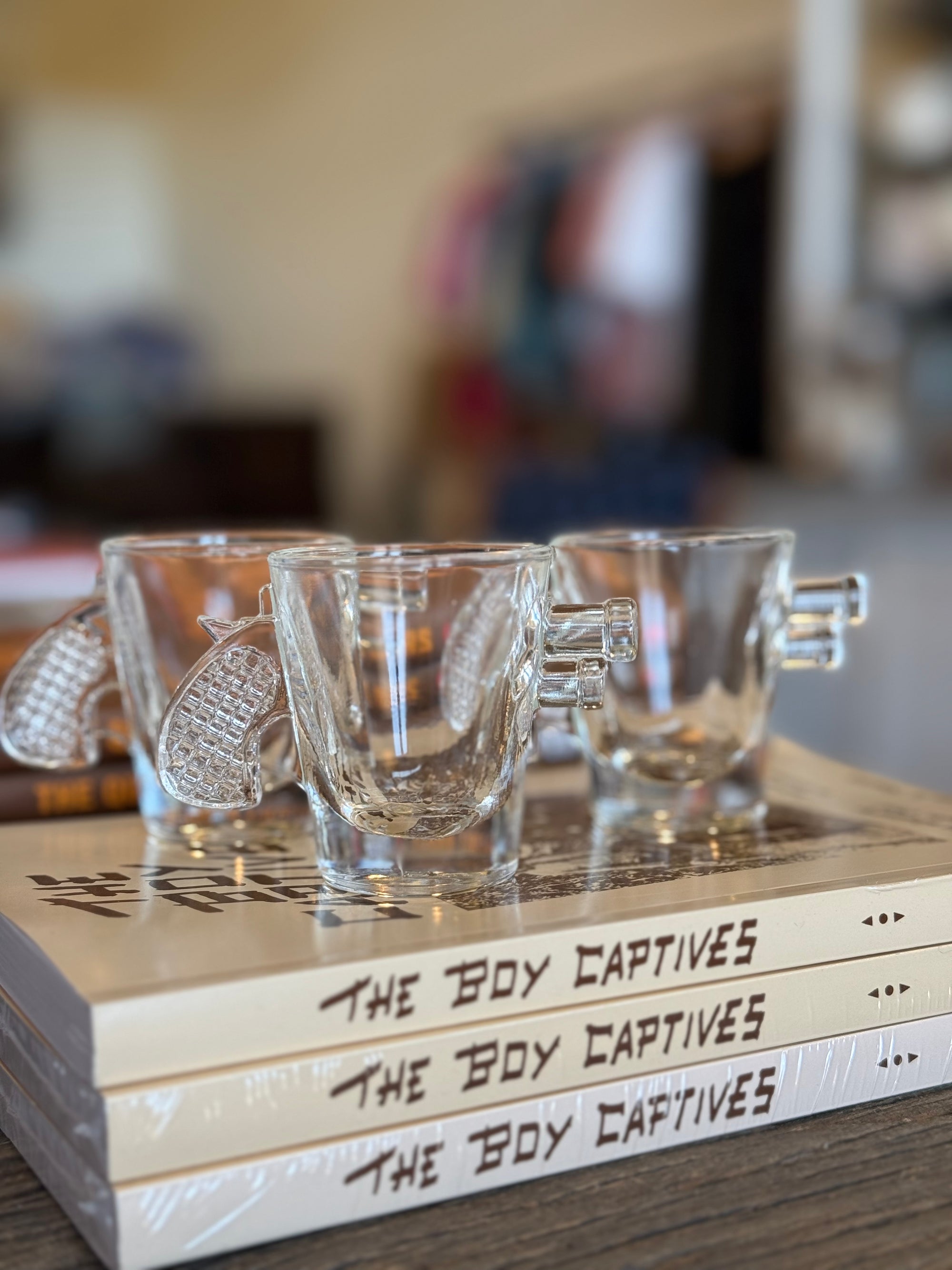 Vintage Pistol Shot Glass