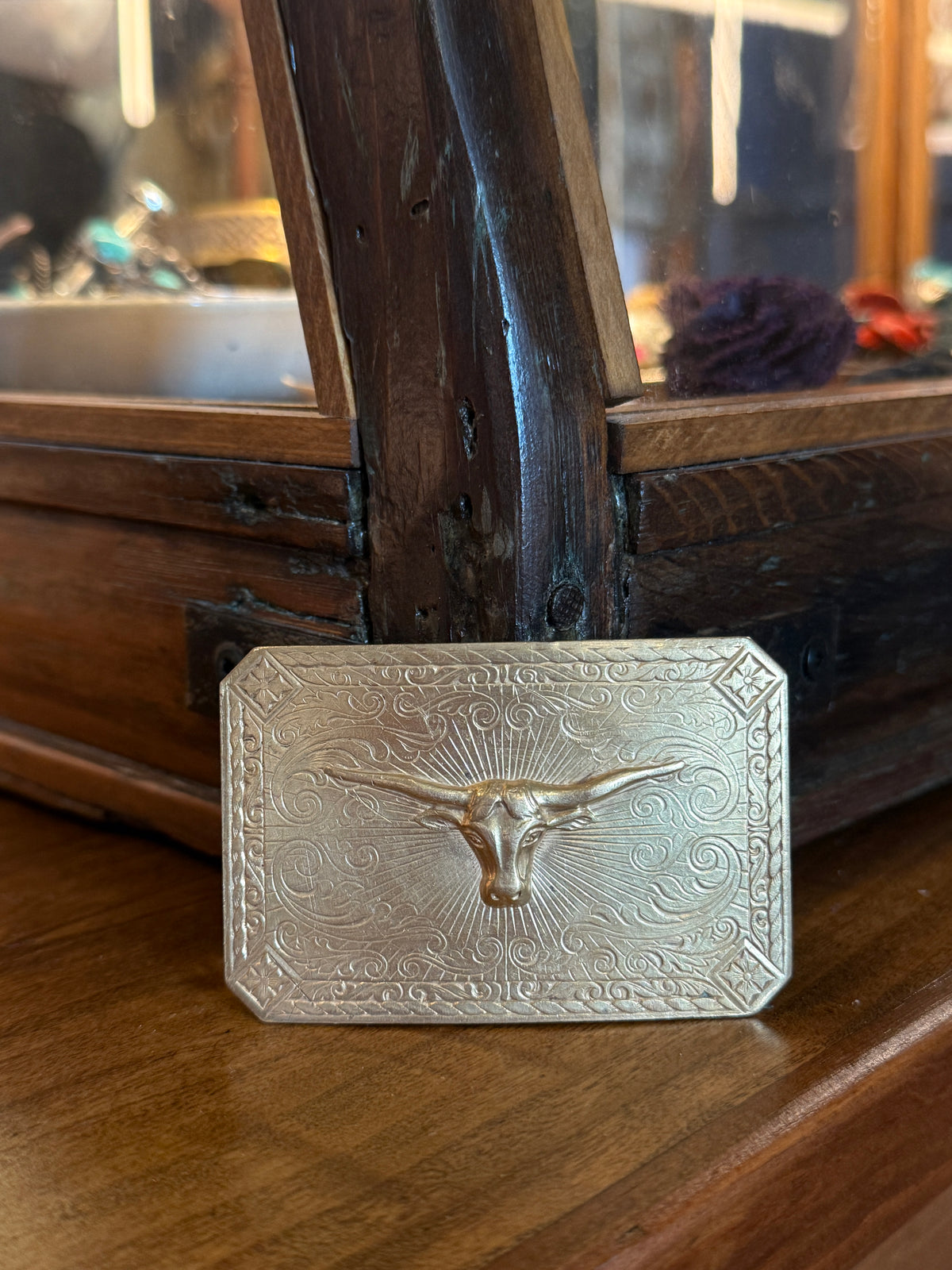 Longhorn Belt Buckle