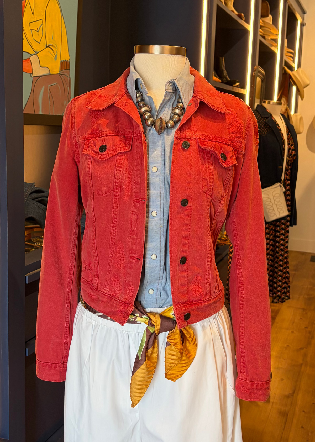 Red Denim Supply Ralph Lauren Denim Jacket