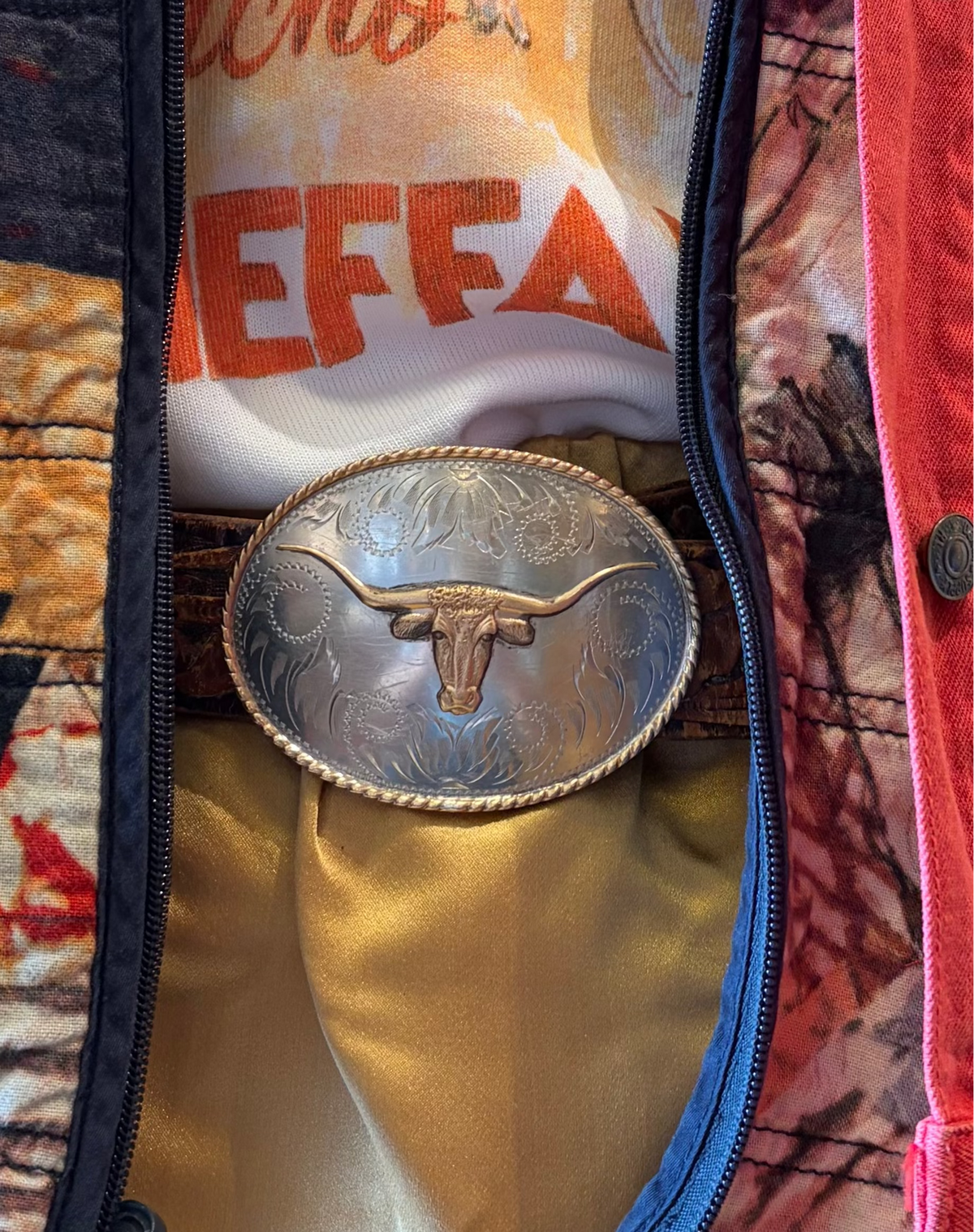 Longhorn Belt Buckle