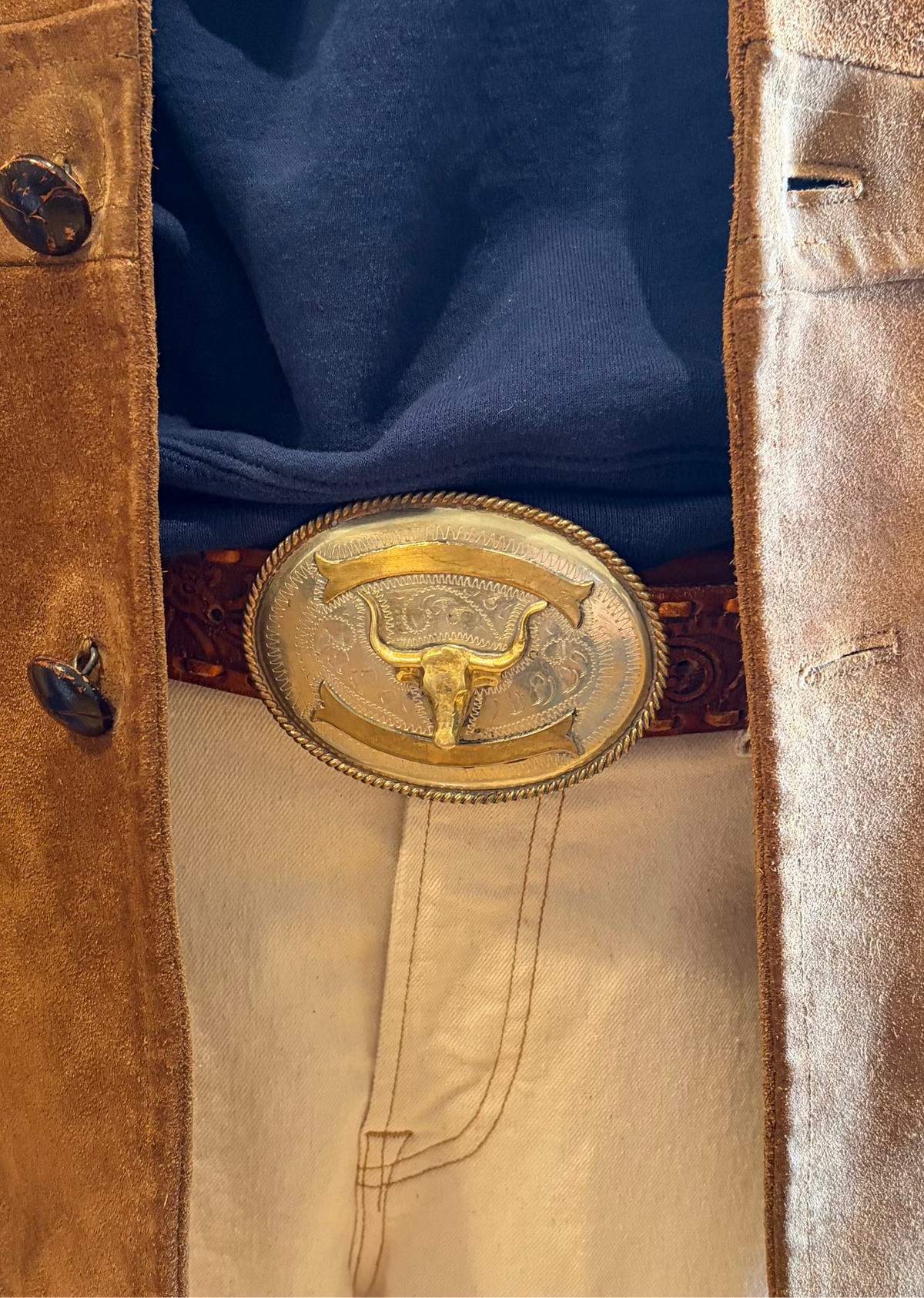 Steer Head Belt Buckle