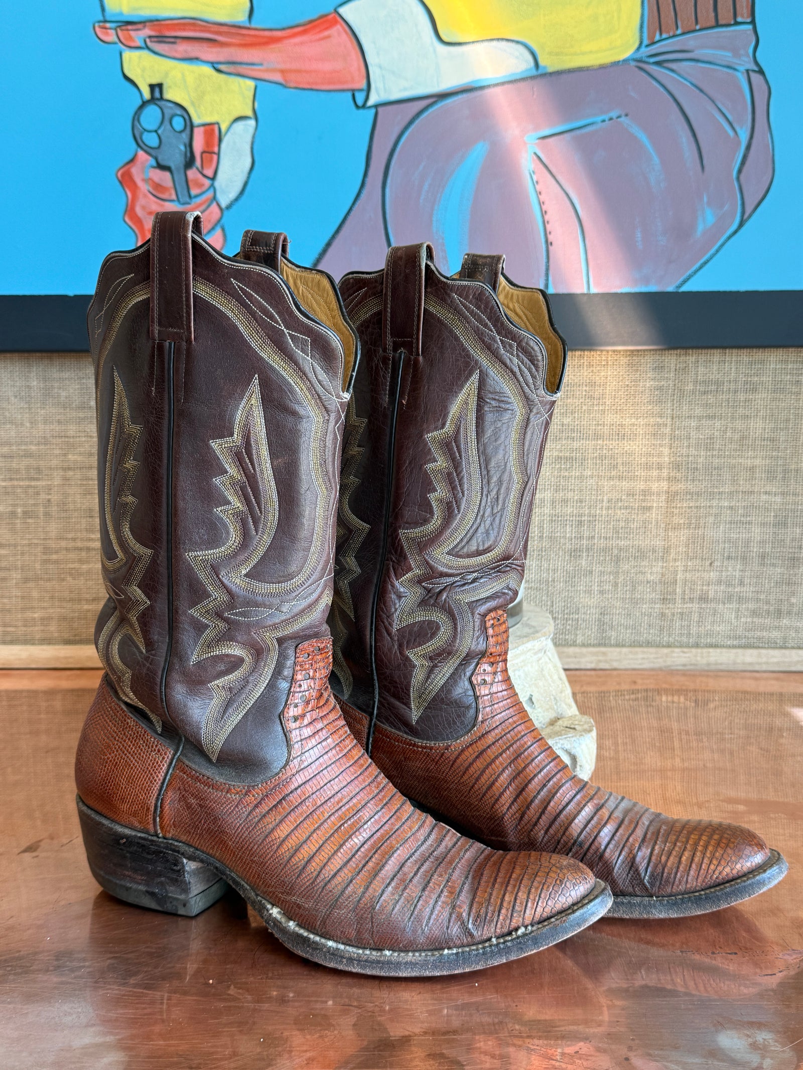 Lizard Cowboy Boots