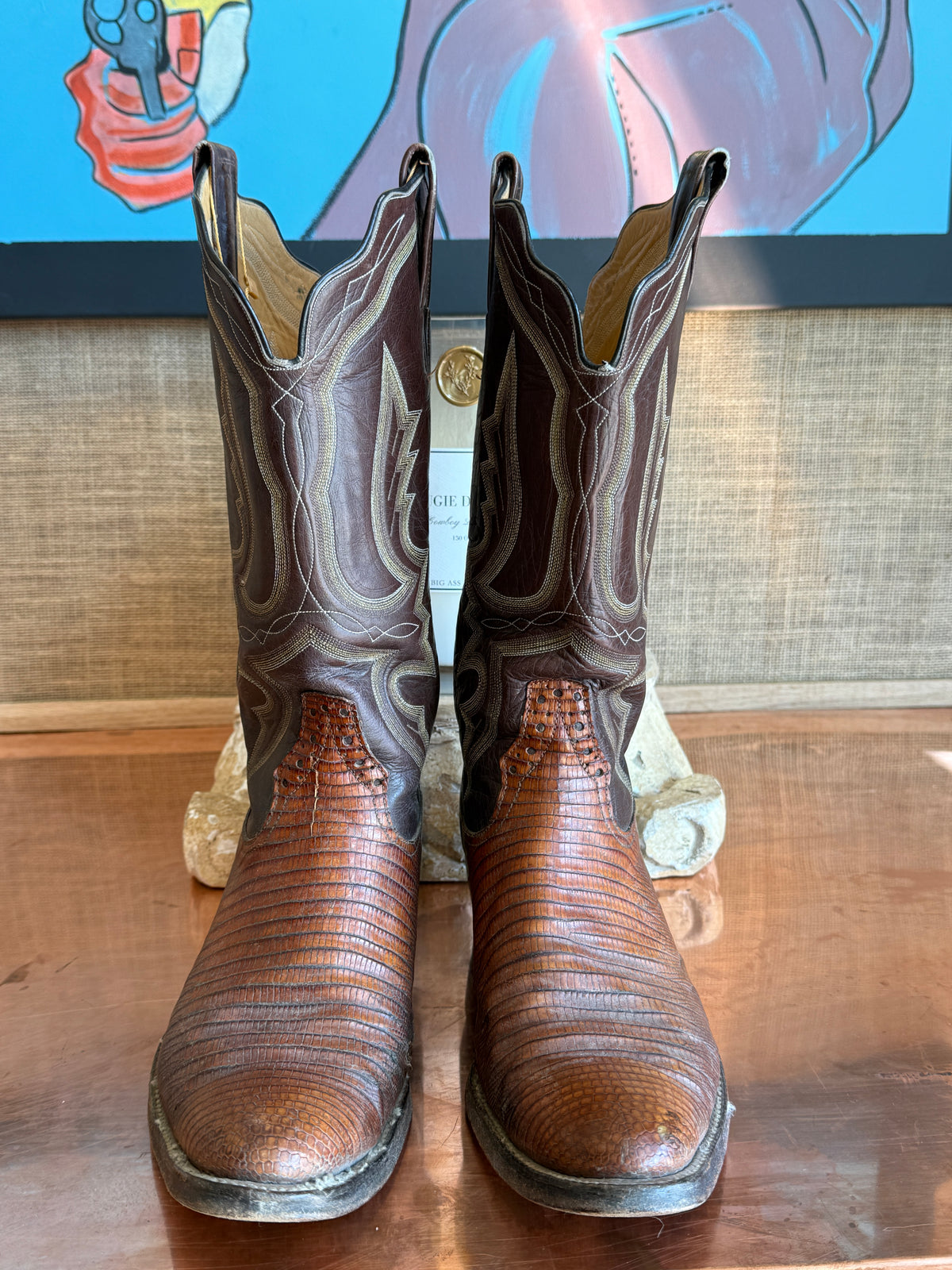 Lizard Cowboy Boots
