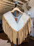 Hide and Fringe Gem Collar