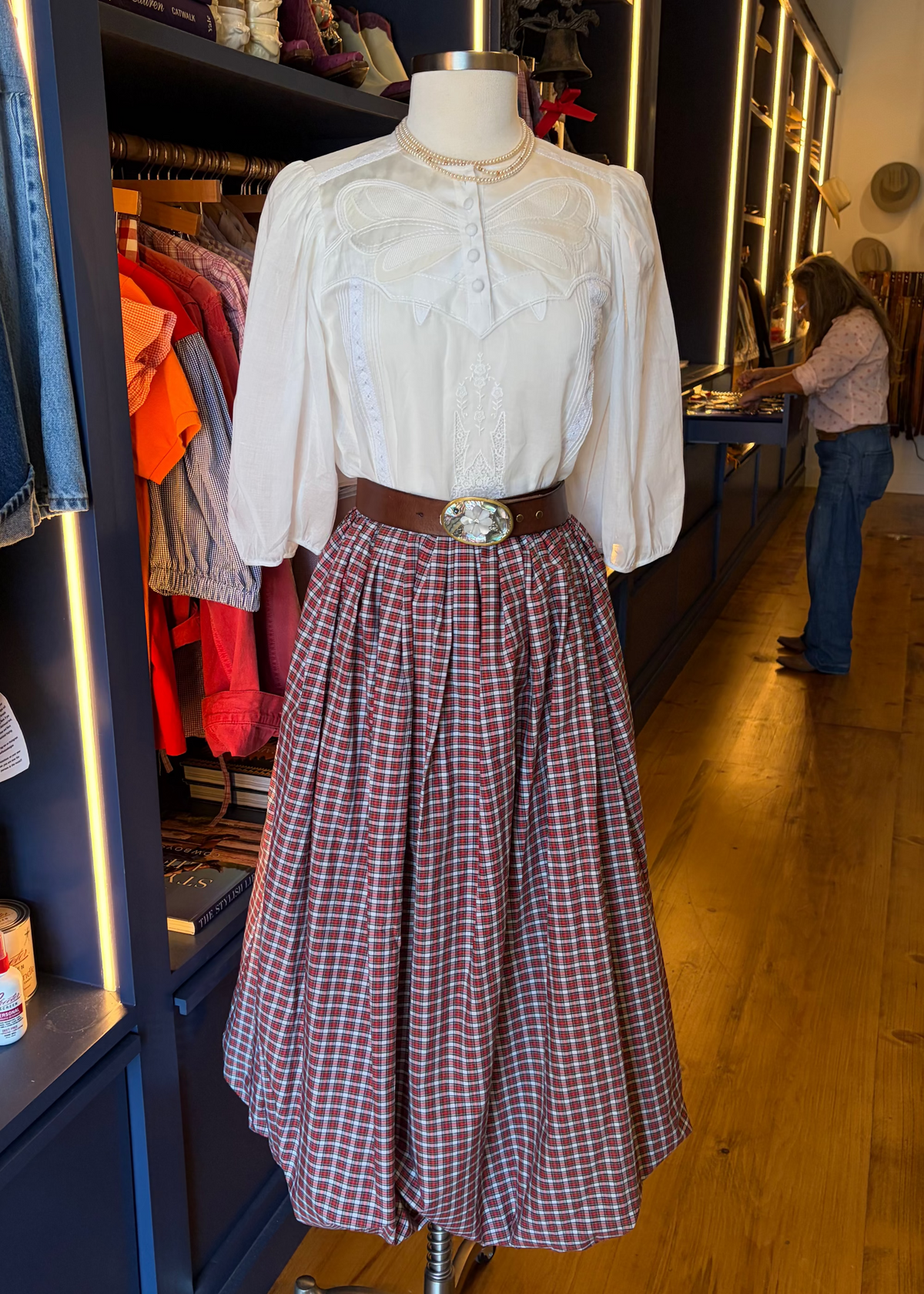 Coach 1941 White Cotton Voile Blouse