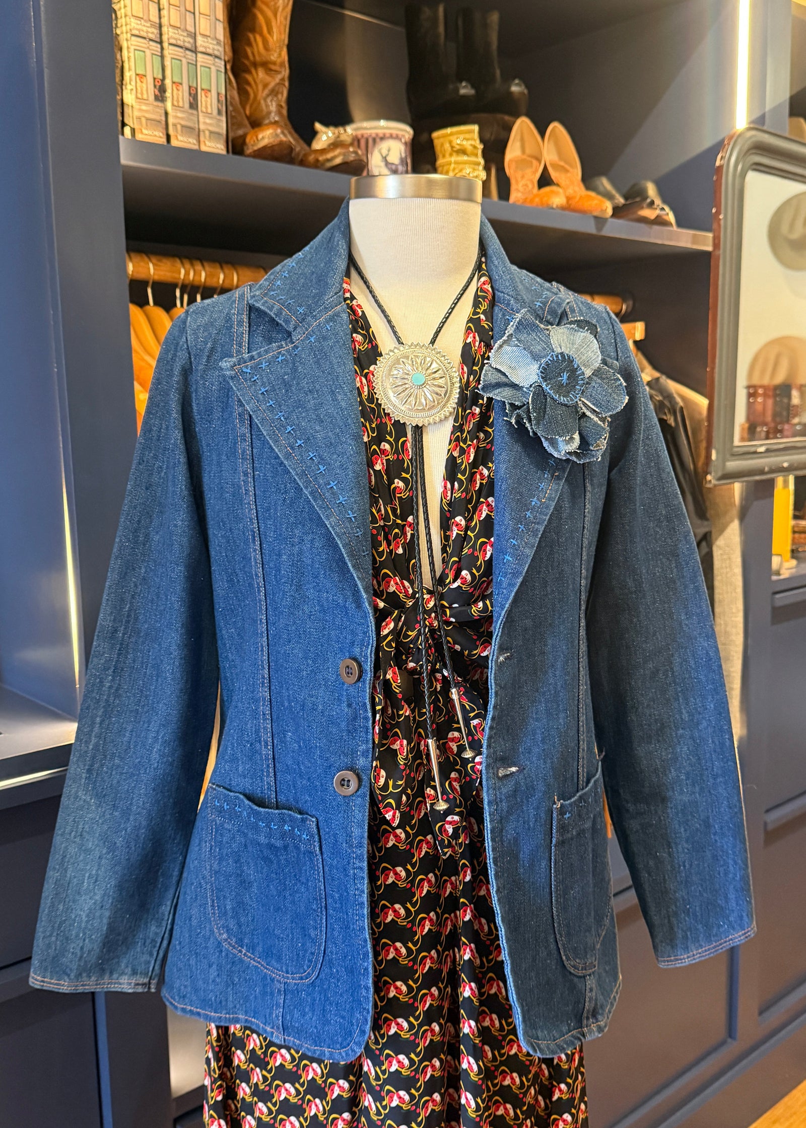 Women's Denim Blazer