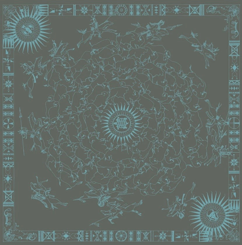 Nuna | Bison Hunt | Cotton Voile Bandana