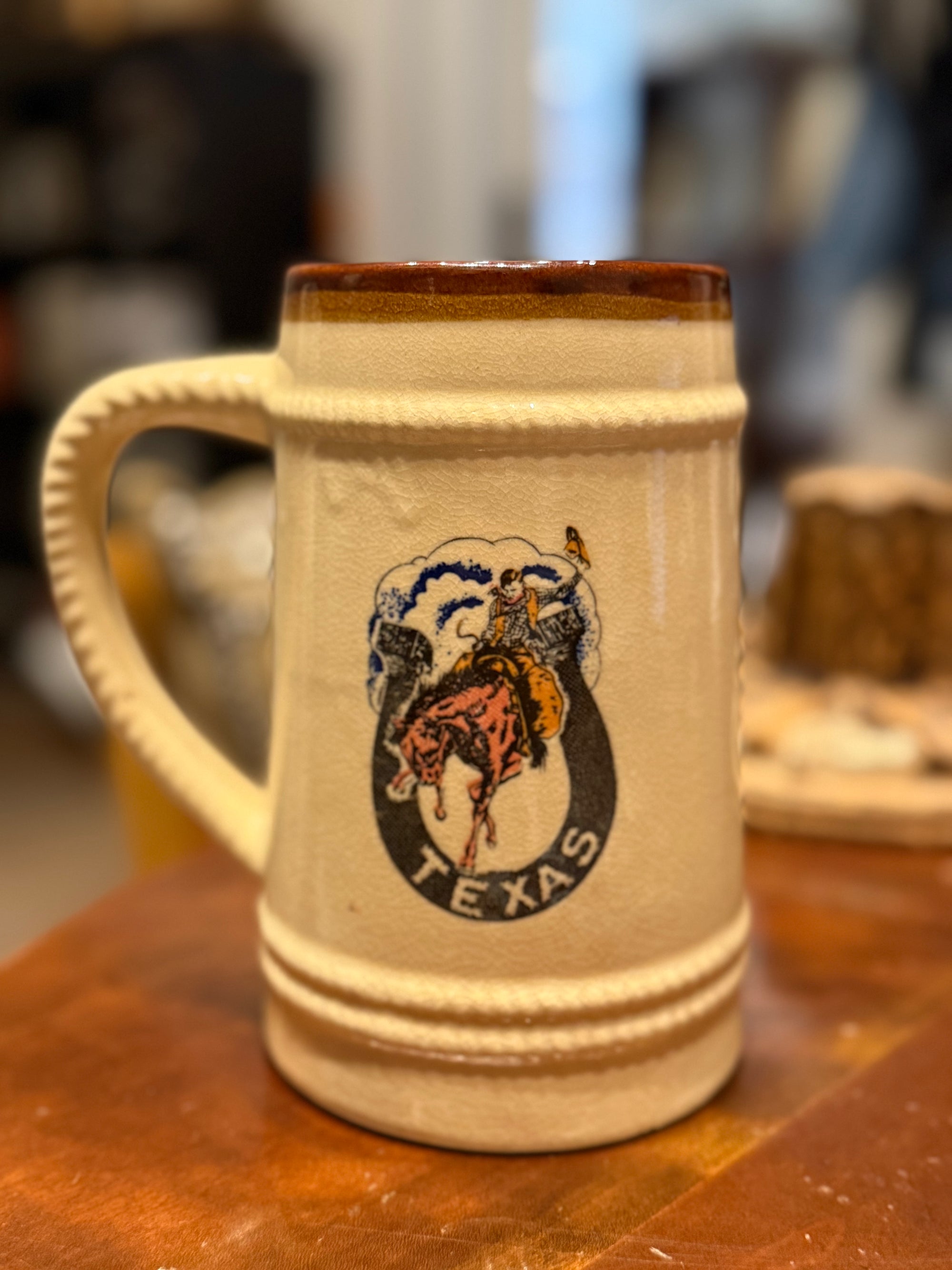 Vintage Texas Rodeo Mug