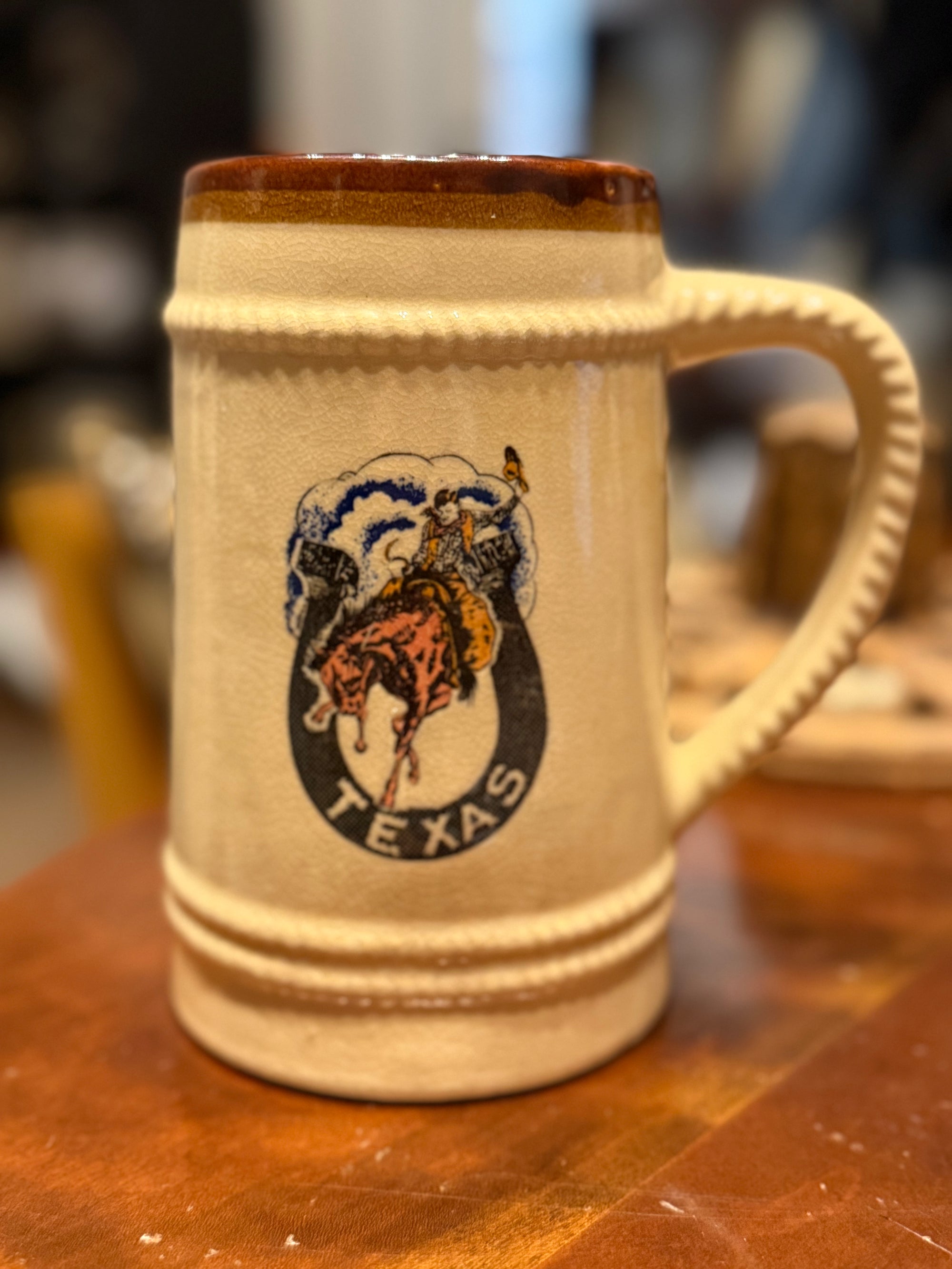 Vintage Texas Rodeo Mug