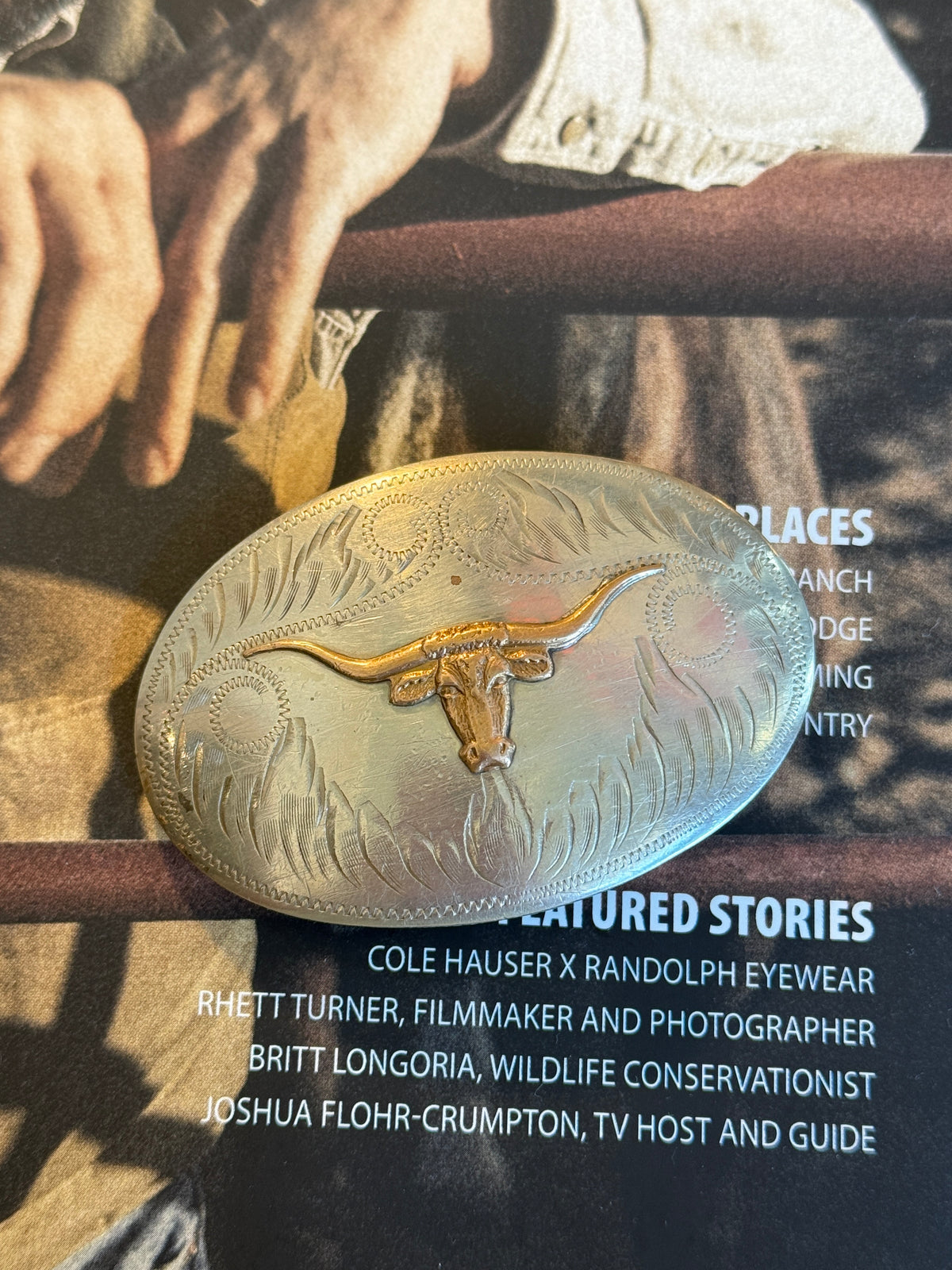 Longhorn Belt Buckle
