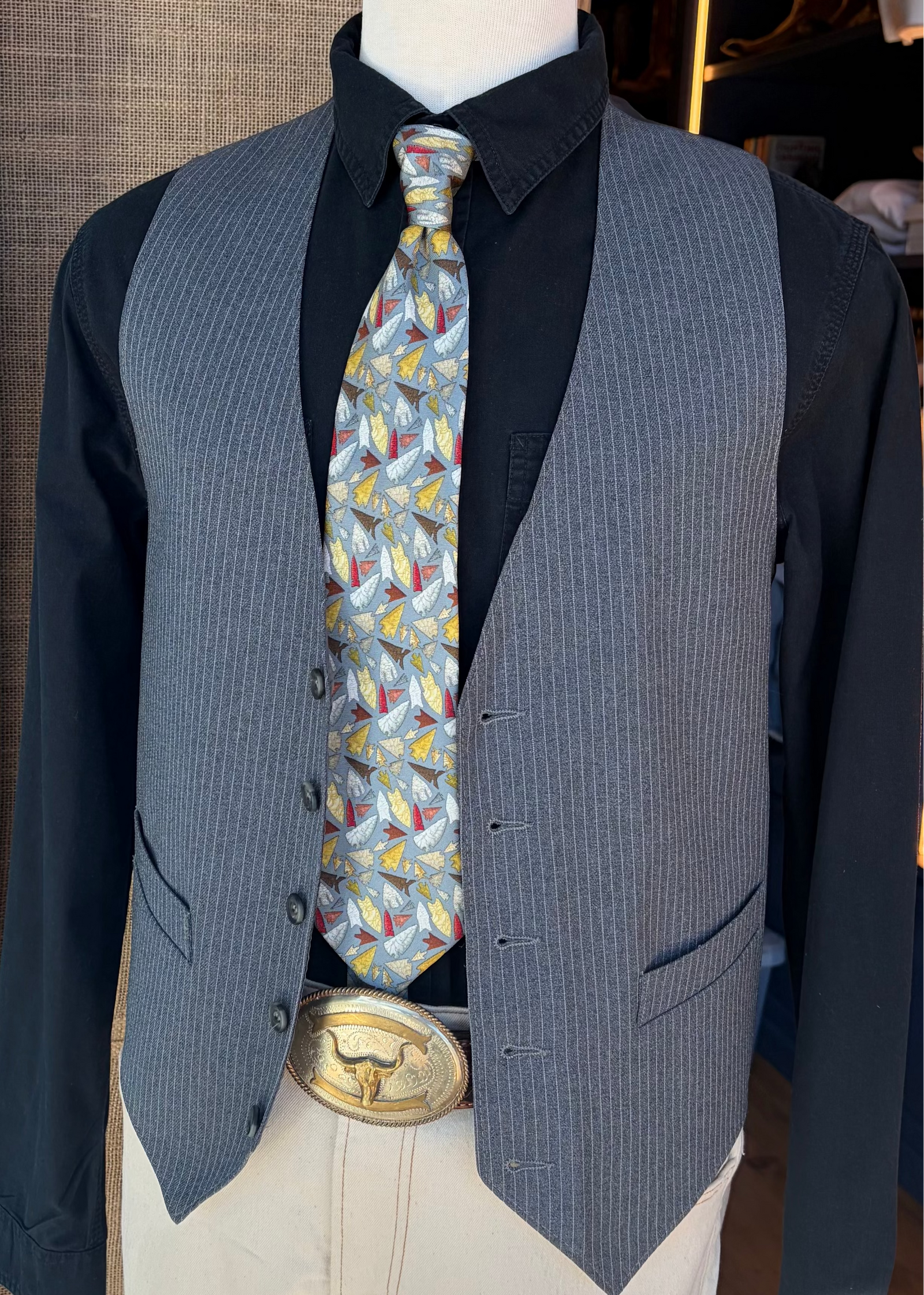 Pinstripe Vest by Sears and Roebuck