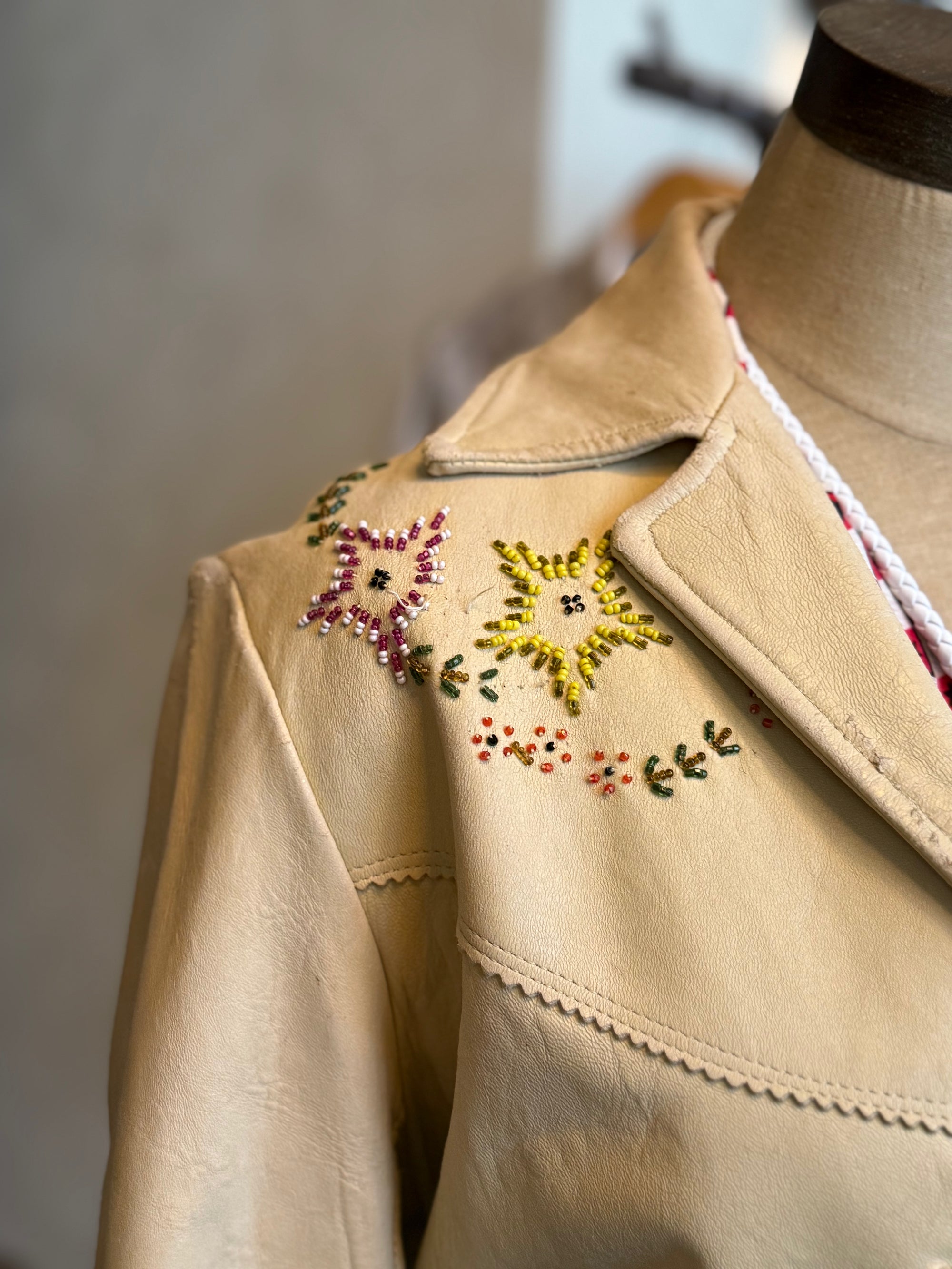 Vintage Chris Line Fringe Jacket