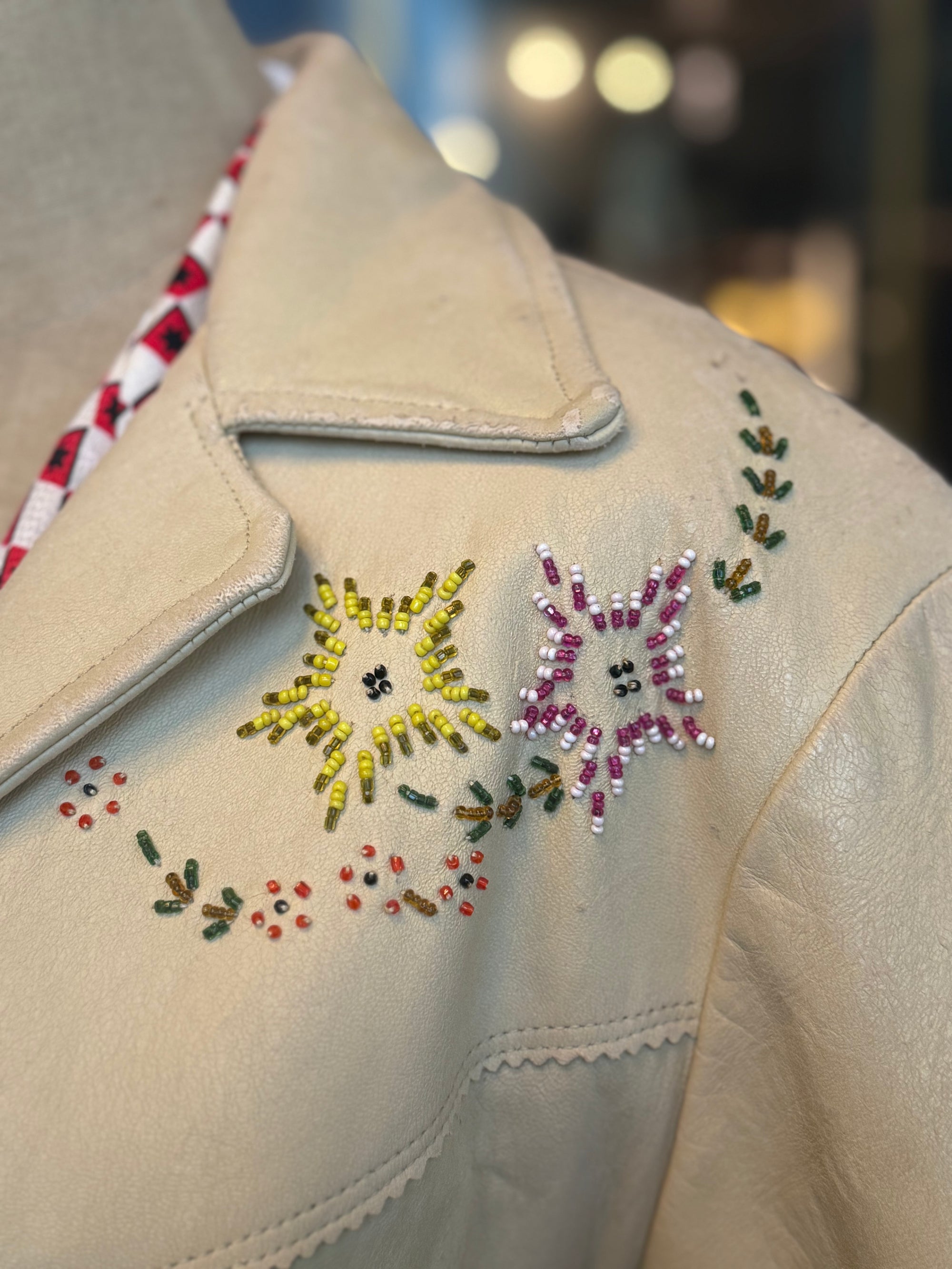 Vintage Chris Line Fringe Jacket