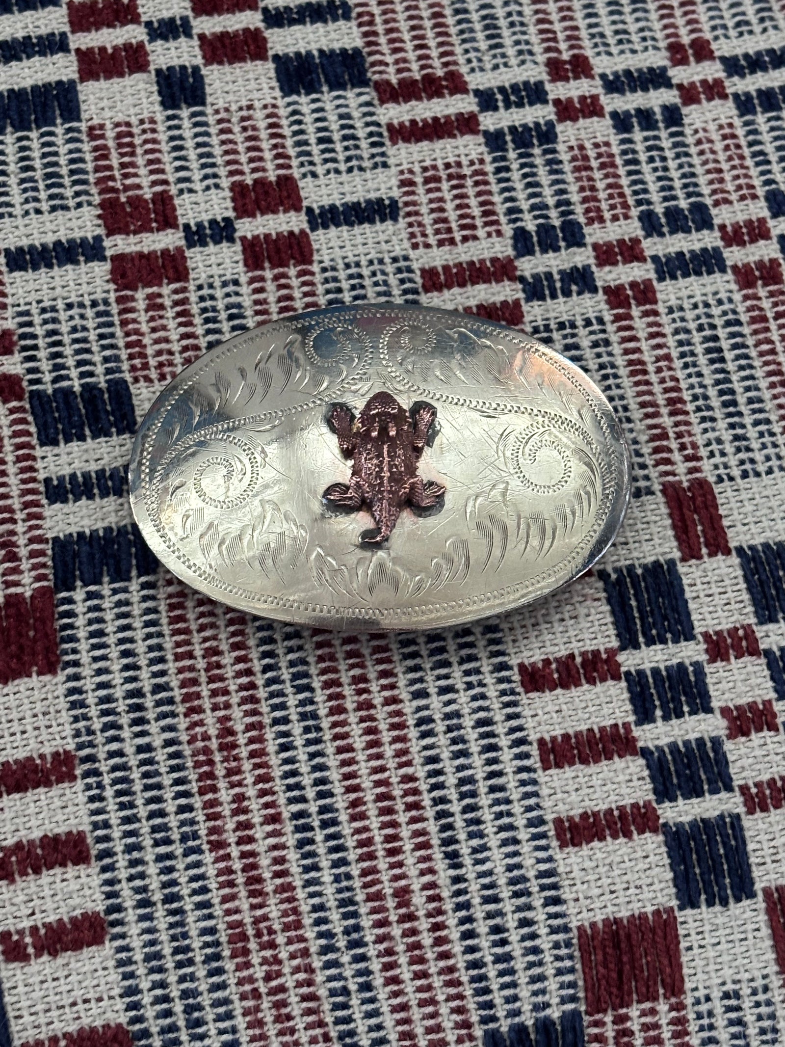 Horned Frog Belt Buckle