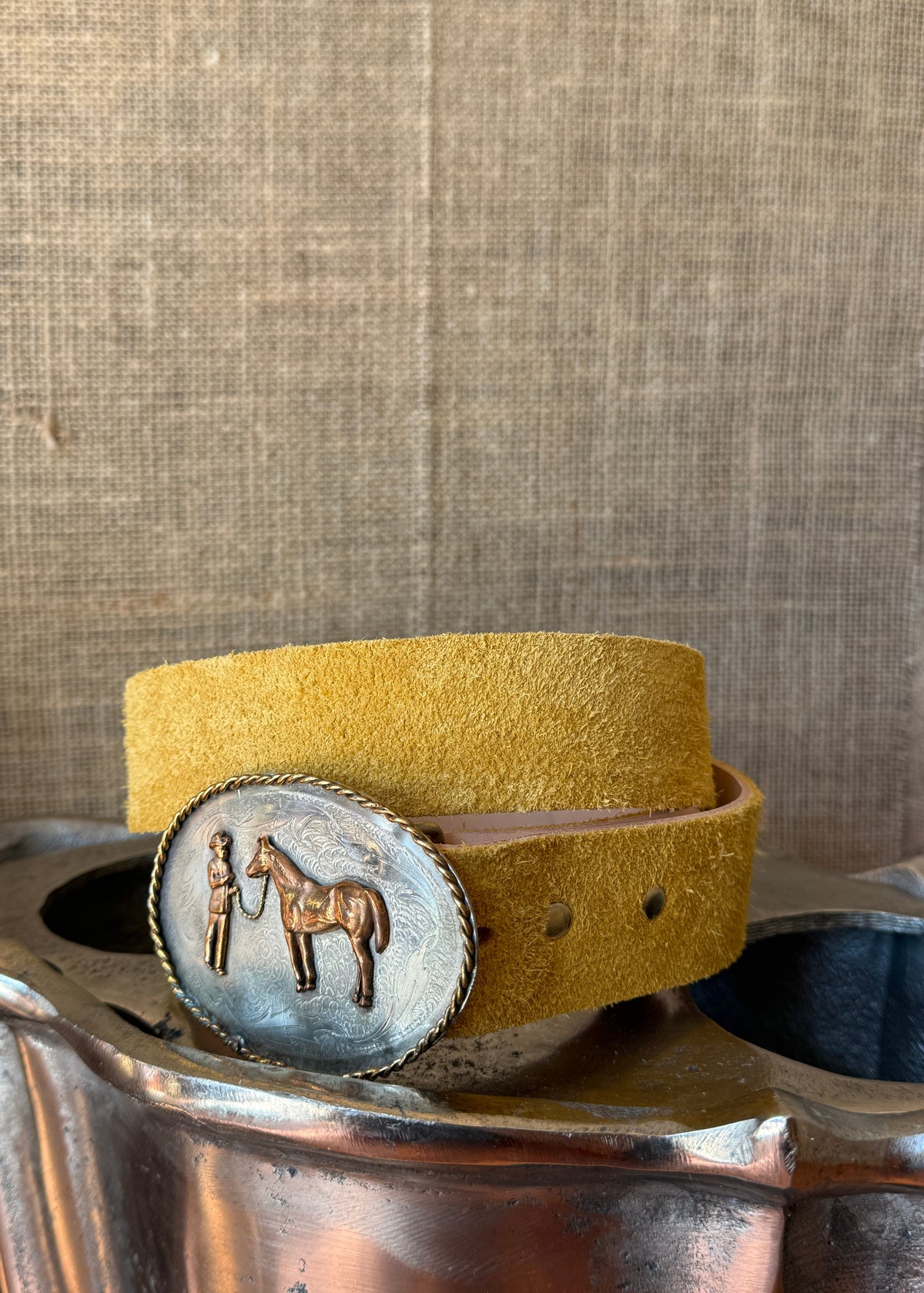 Suede Rough Out Belt Strap