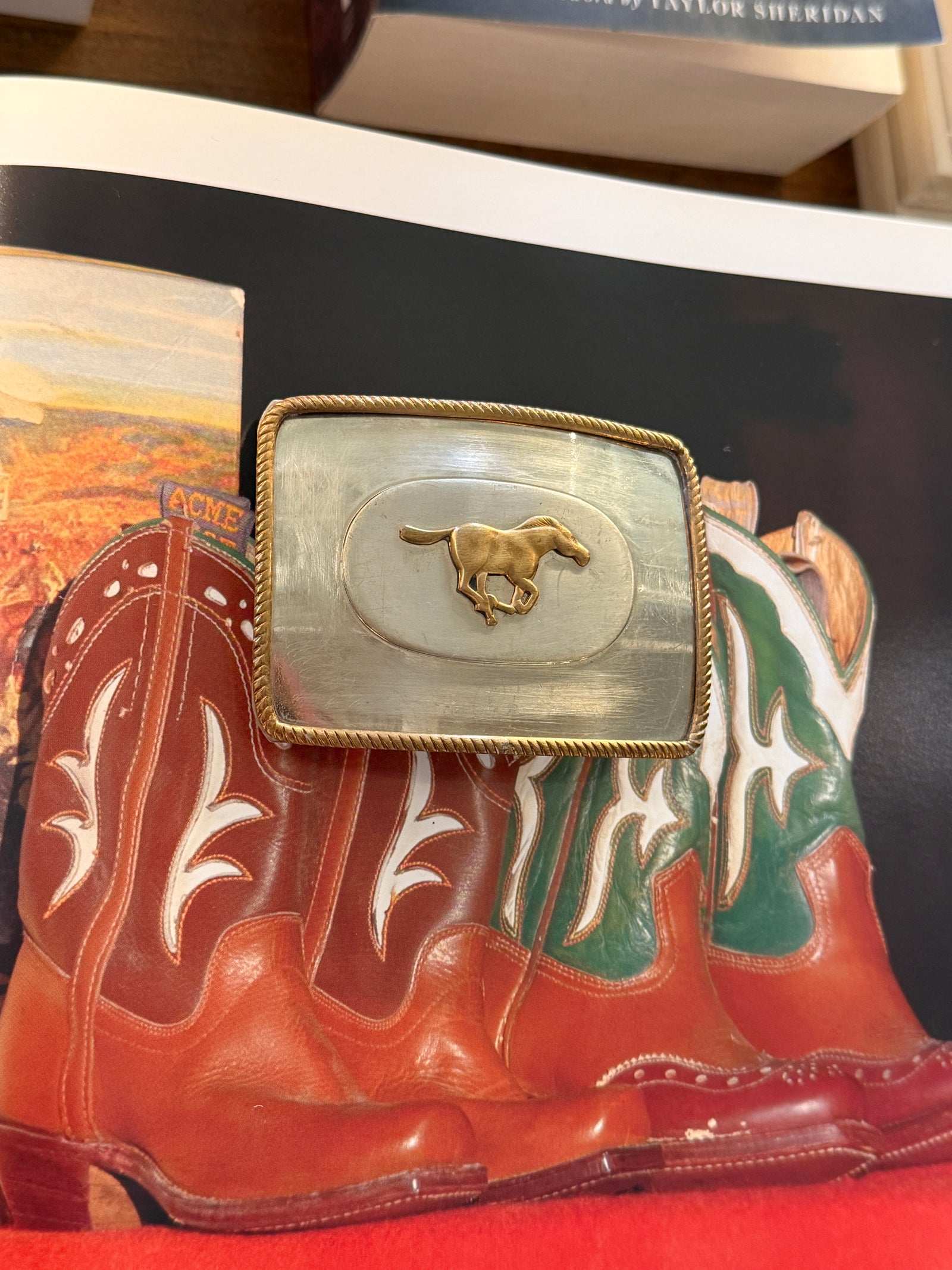Mustang Belt Buckle