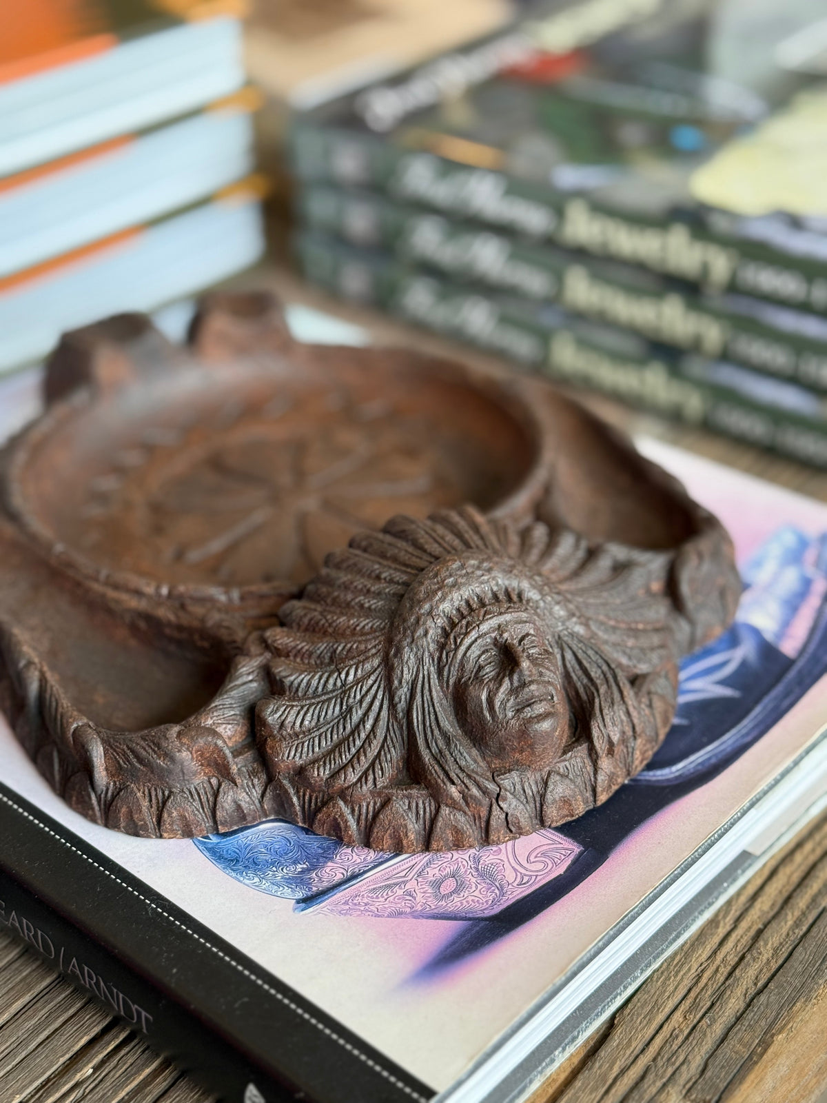 Vintage Western Cigar and Pipe Ashtray