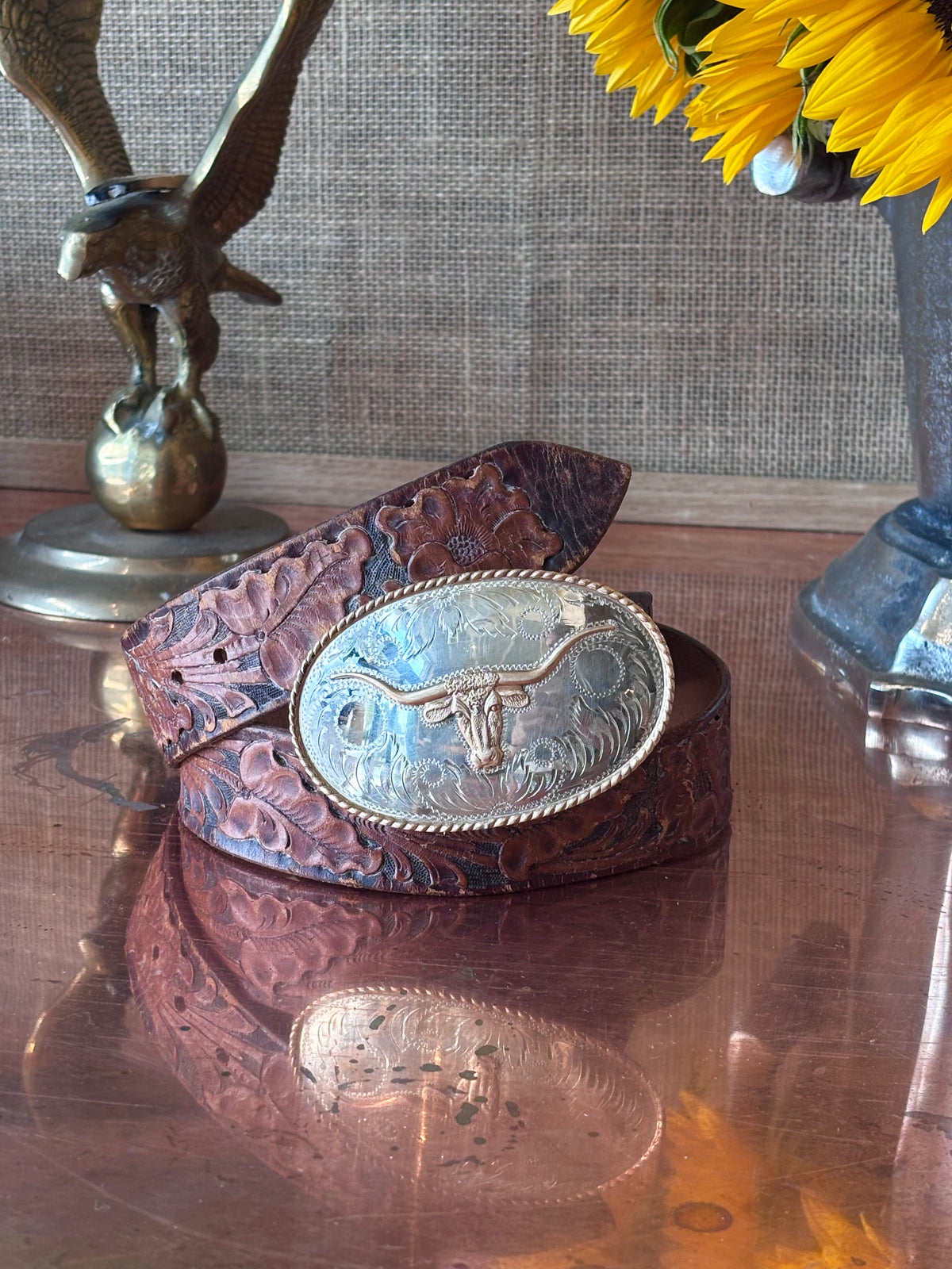 Longhorn Belt Buckle
